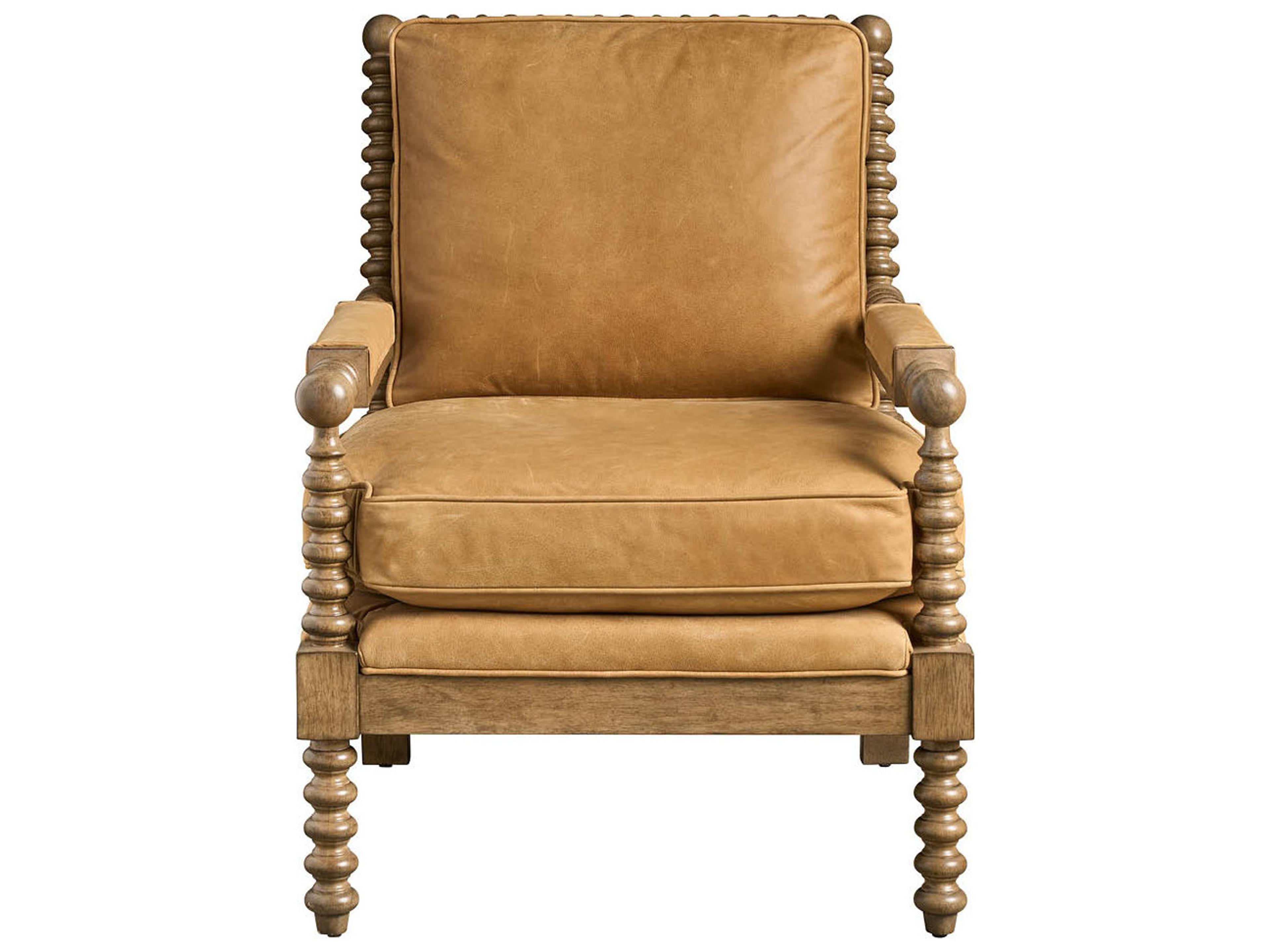 Universal Furniture Soho Brown Leather Accent Chair