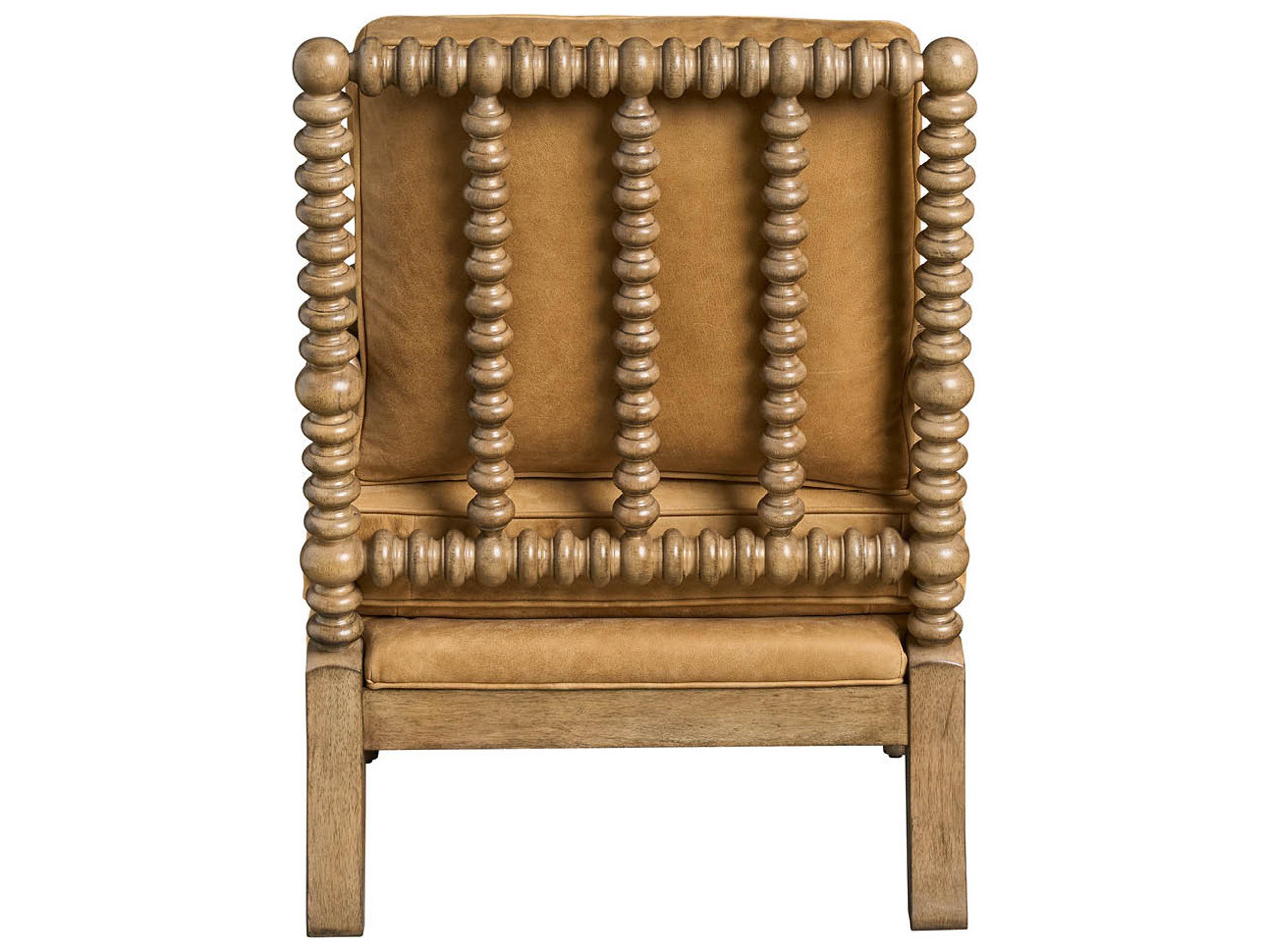 Universal Furniture Soho Brown Leather Accent Chair