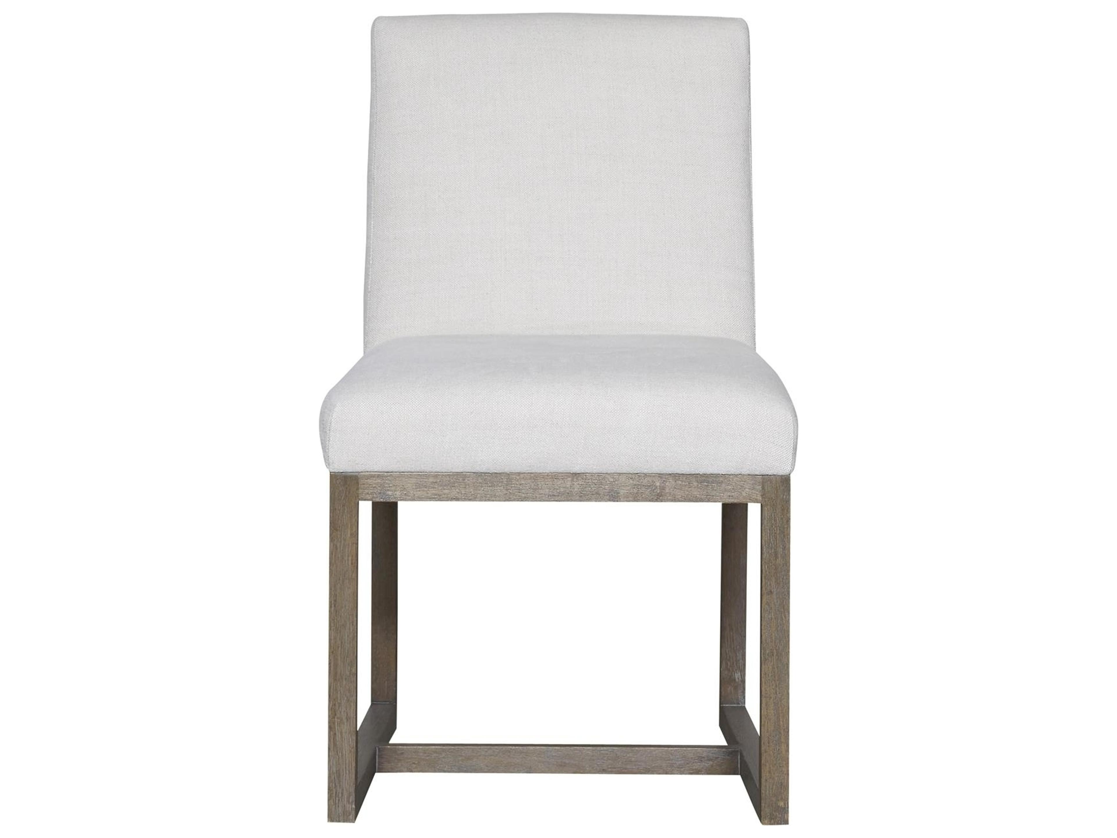 Modern Carter White Upholstered Side Dining Chair