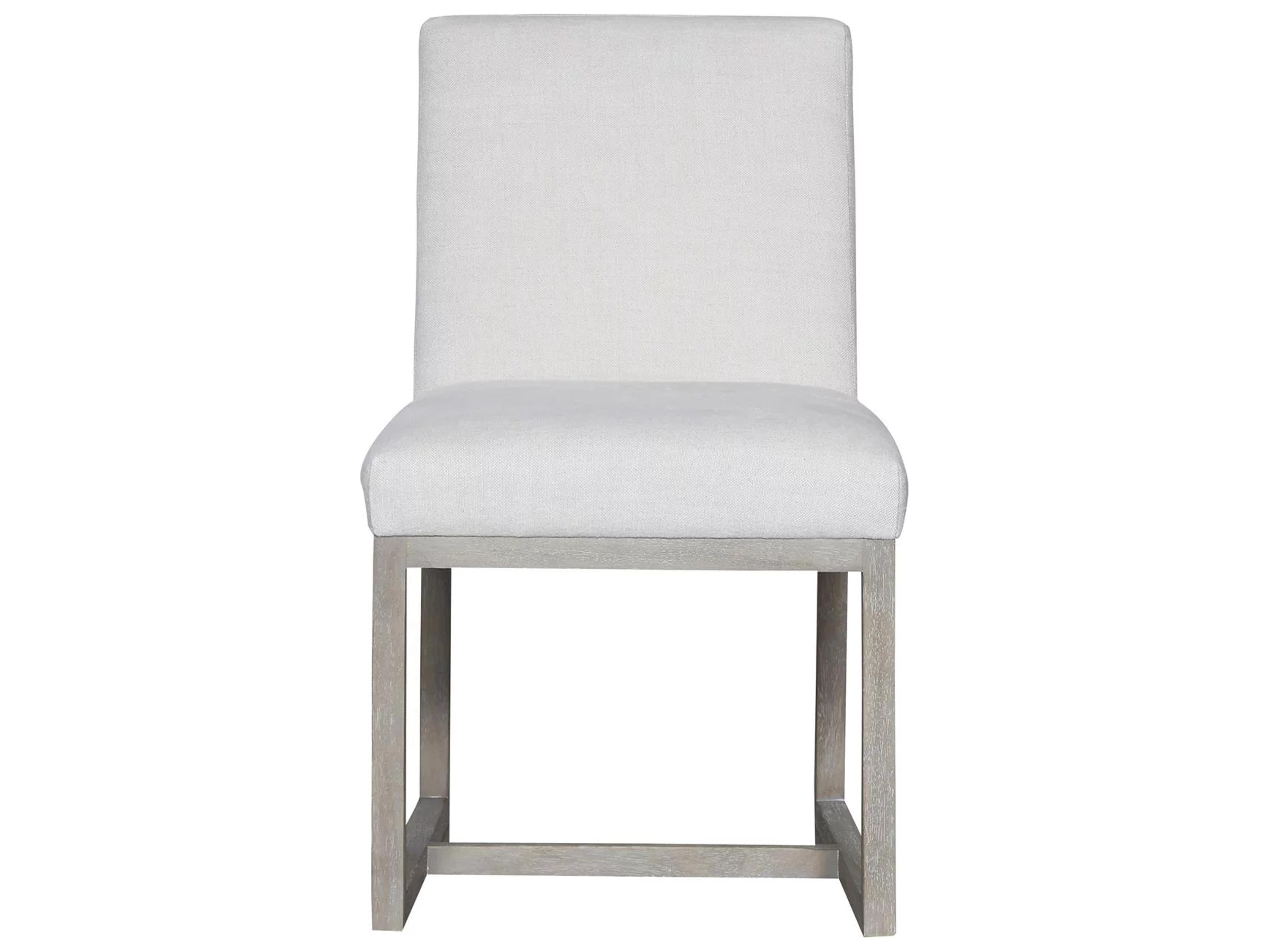 Universal Furniture Modern Carter White Upholstered Side Dining Chair