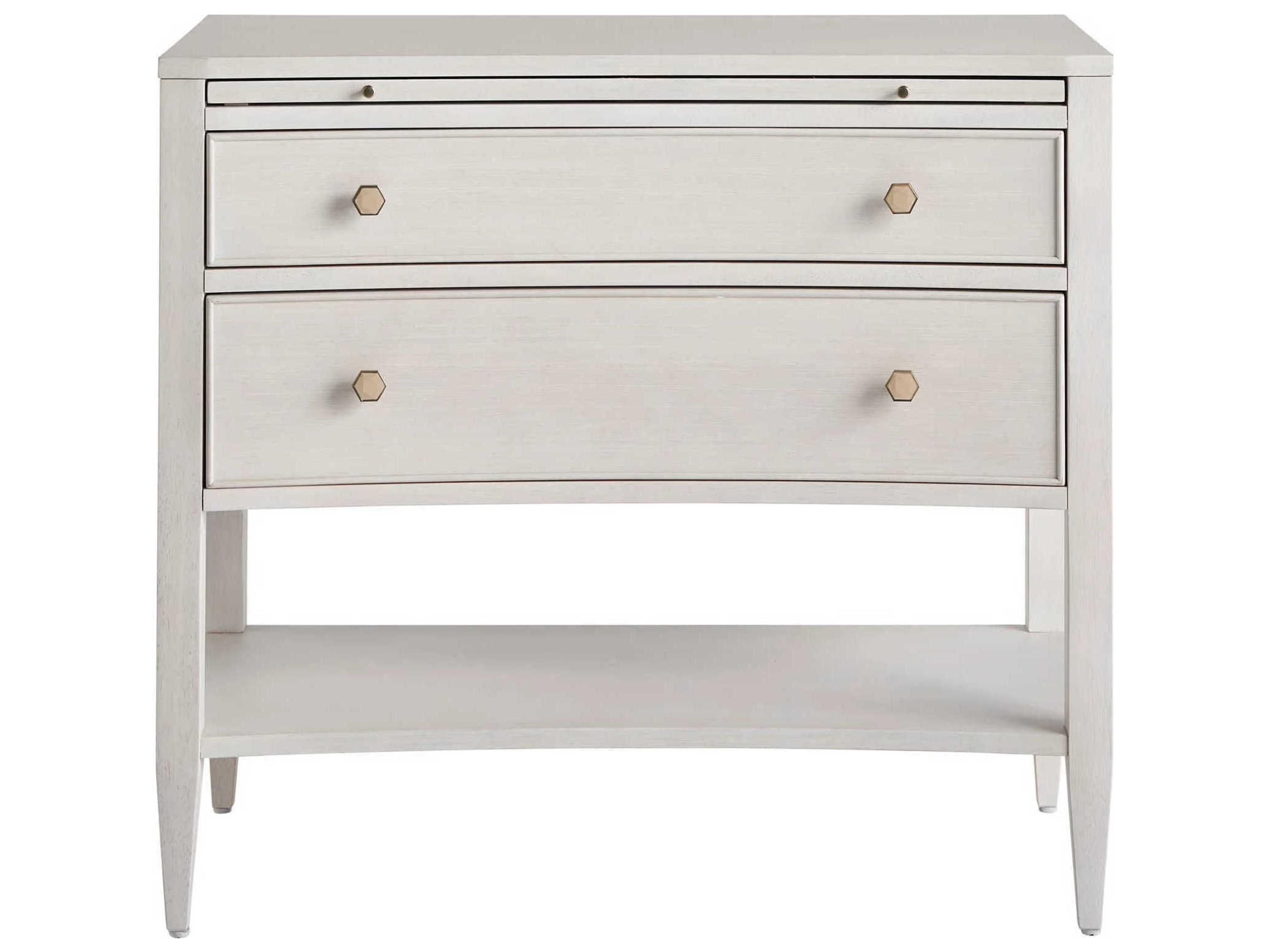 Miranda Kerr Home Chelsea 2-Drawer Nightstand Alabaster Finish