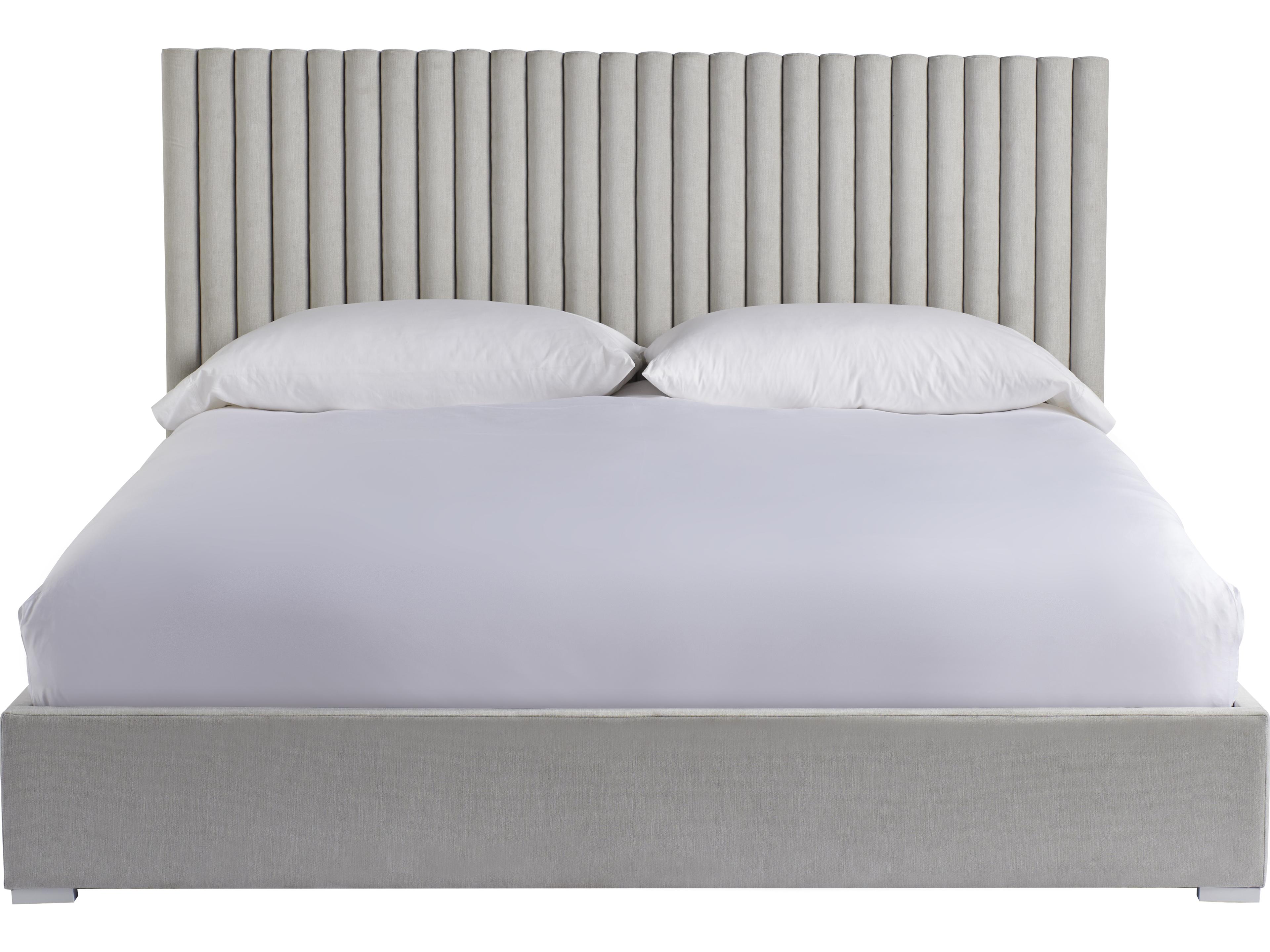 Universal Furniture Modern Decker Crypton Sorrell Glacier Gray Upholstered King Platform Bed