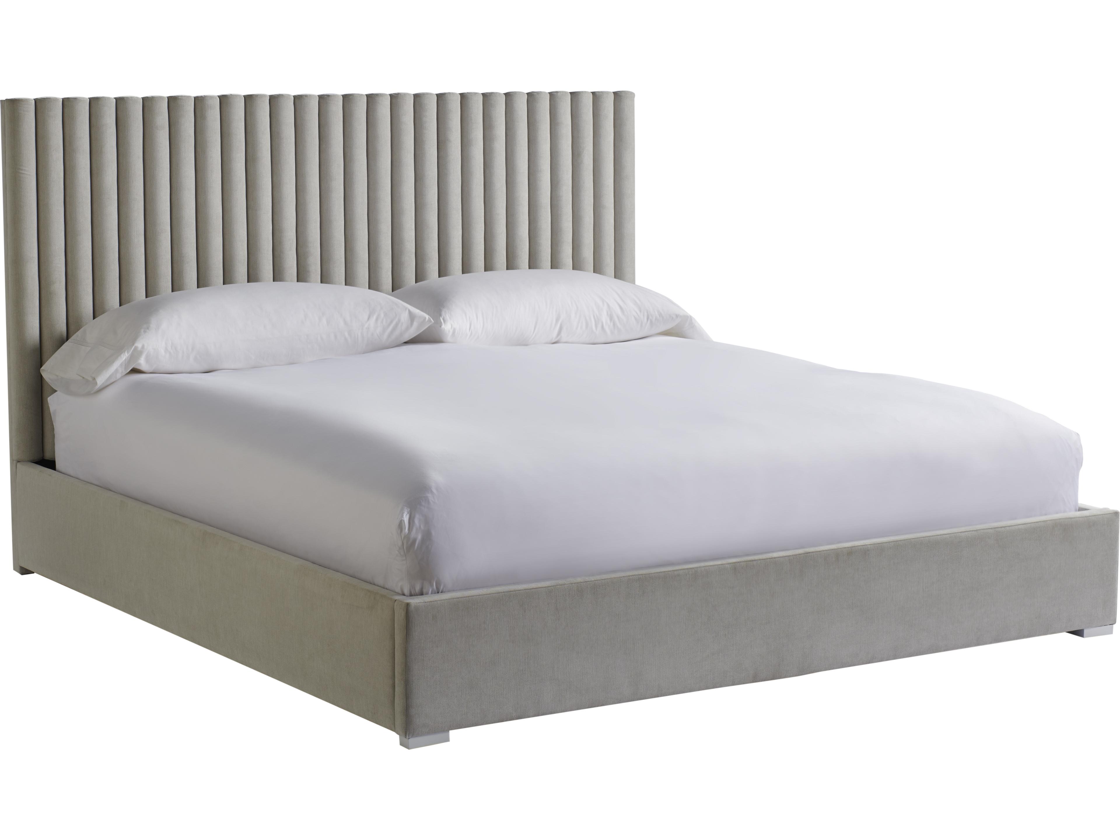 Universal Furniture Modern Decker Crypton Sorrell Glacier Gray Upholstered King Platform Bed