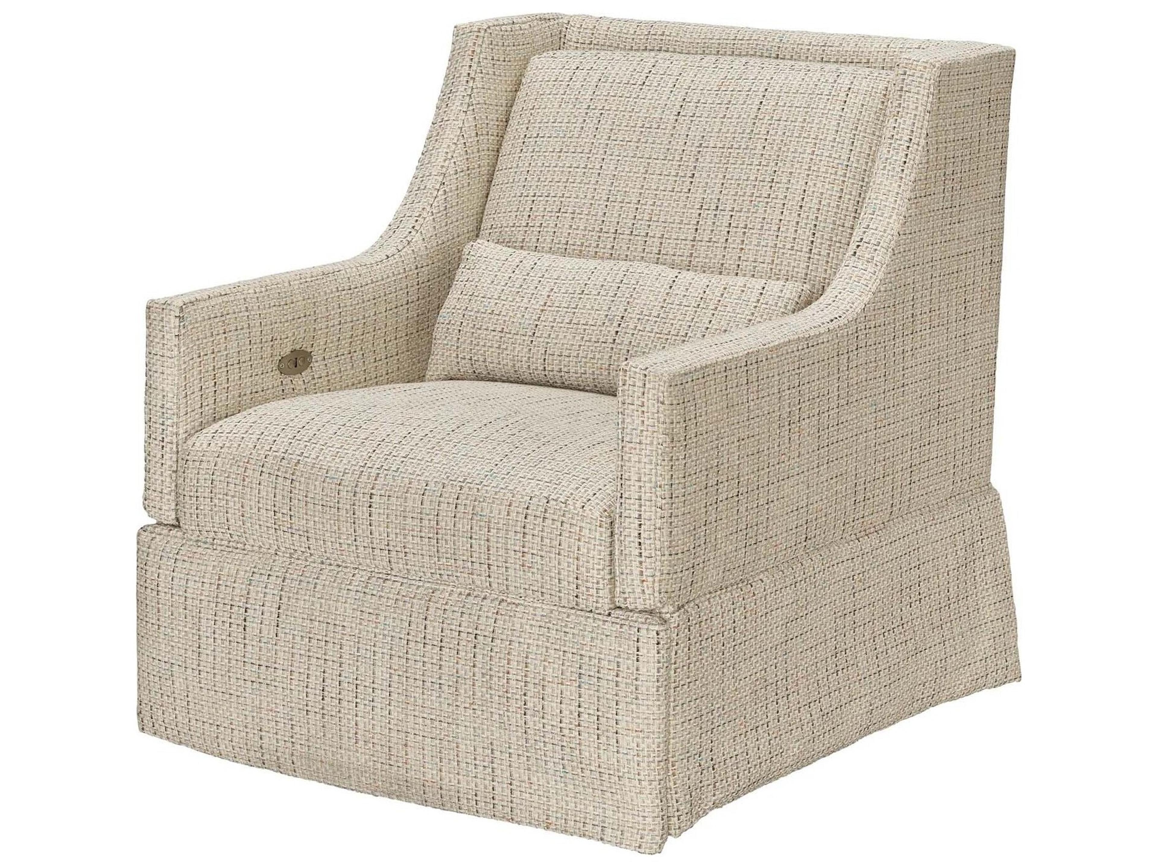 Hudson Upholstered Skirted Recliner