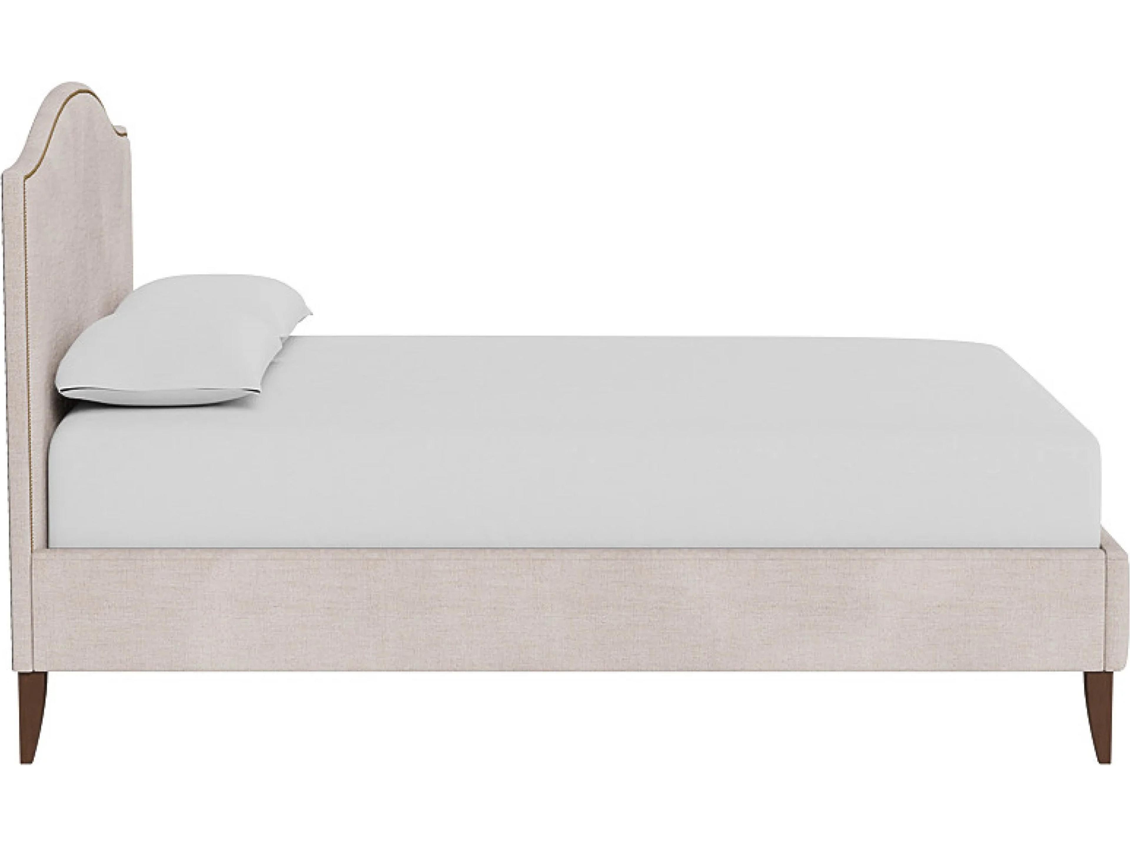 Universal Furniture Tatum Bed Beige Upholstered King Platform