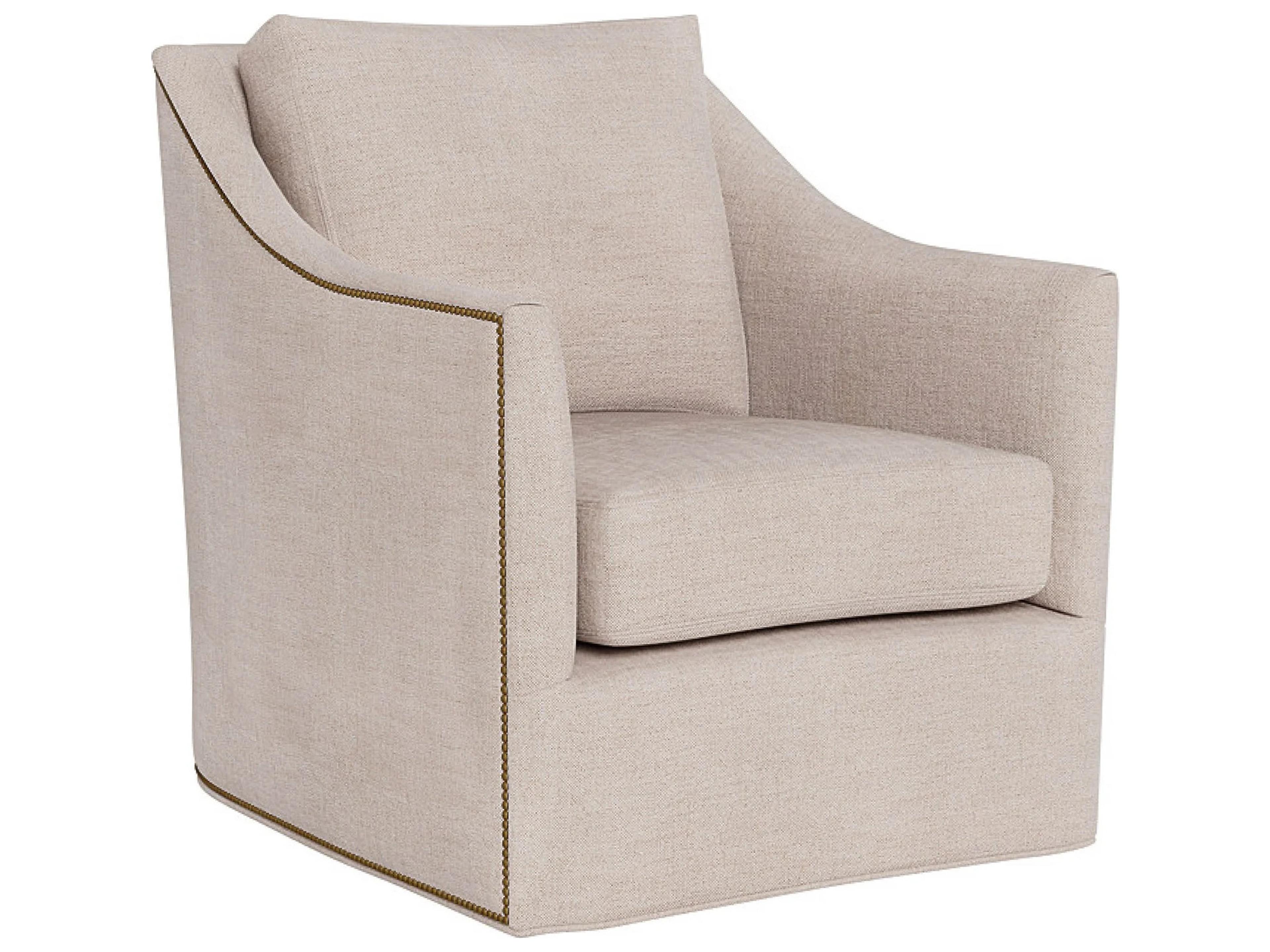 Walter Swivel Fabric Club Chair