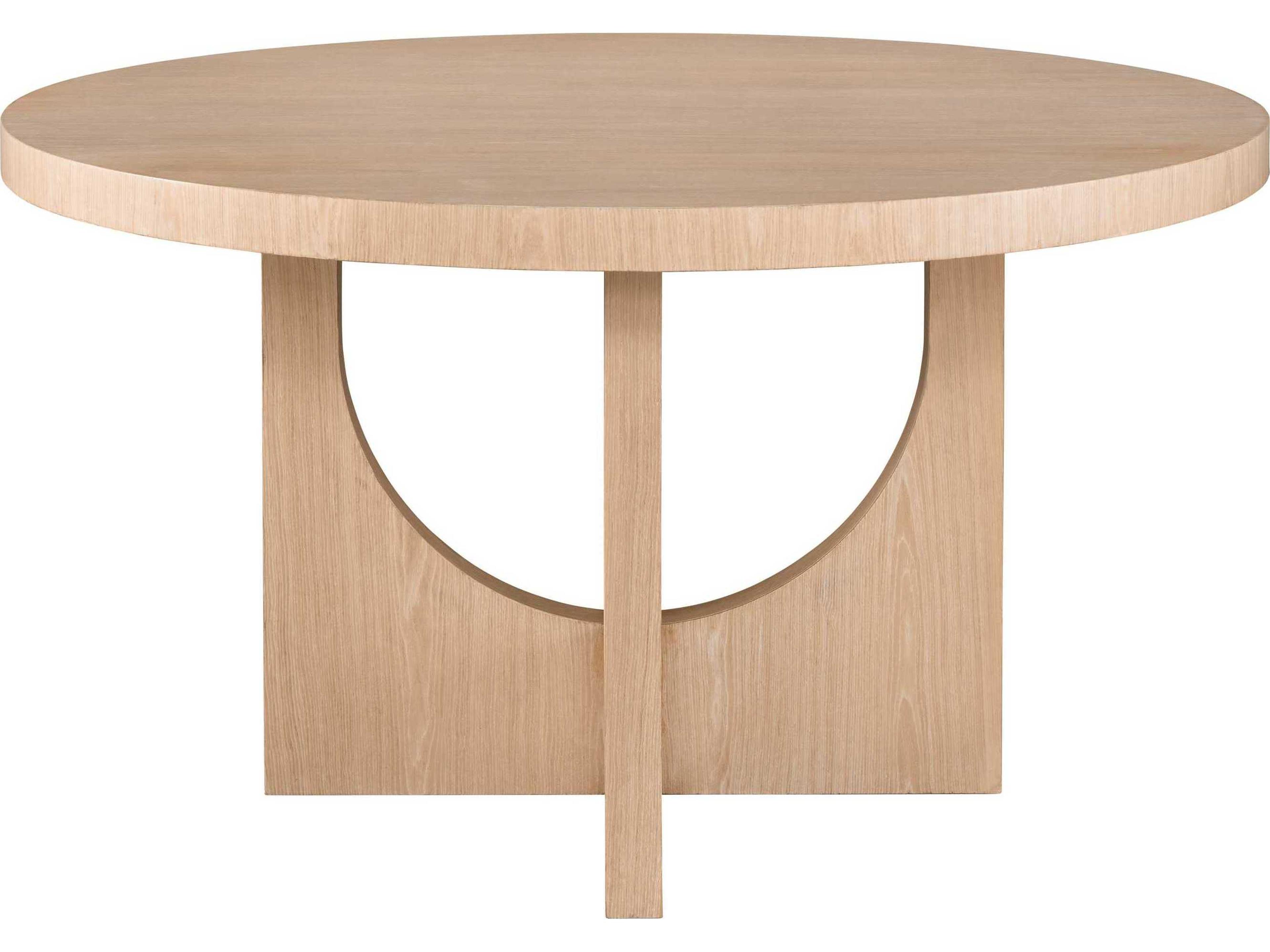 Nomad Callon Round Wood Tech Oak Dining Table