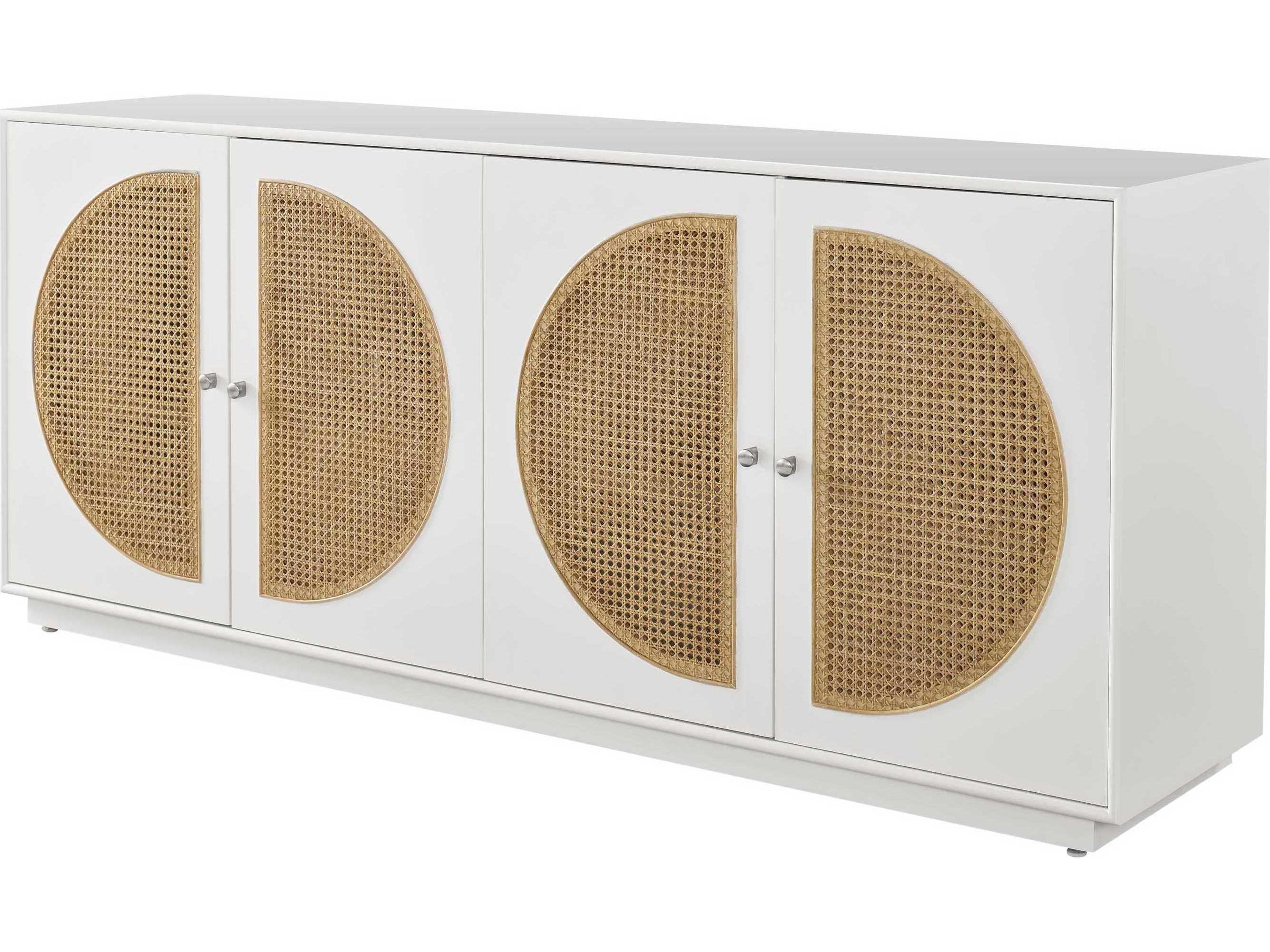 Nomad 80" Cane Glacier Media Console