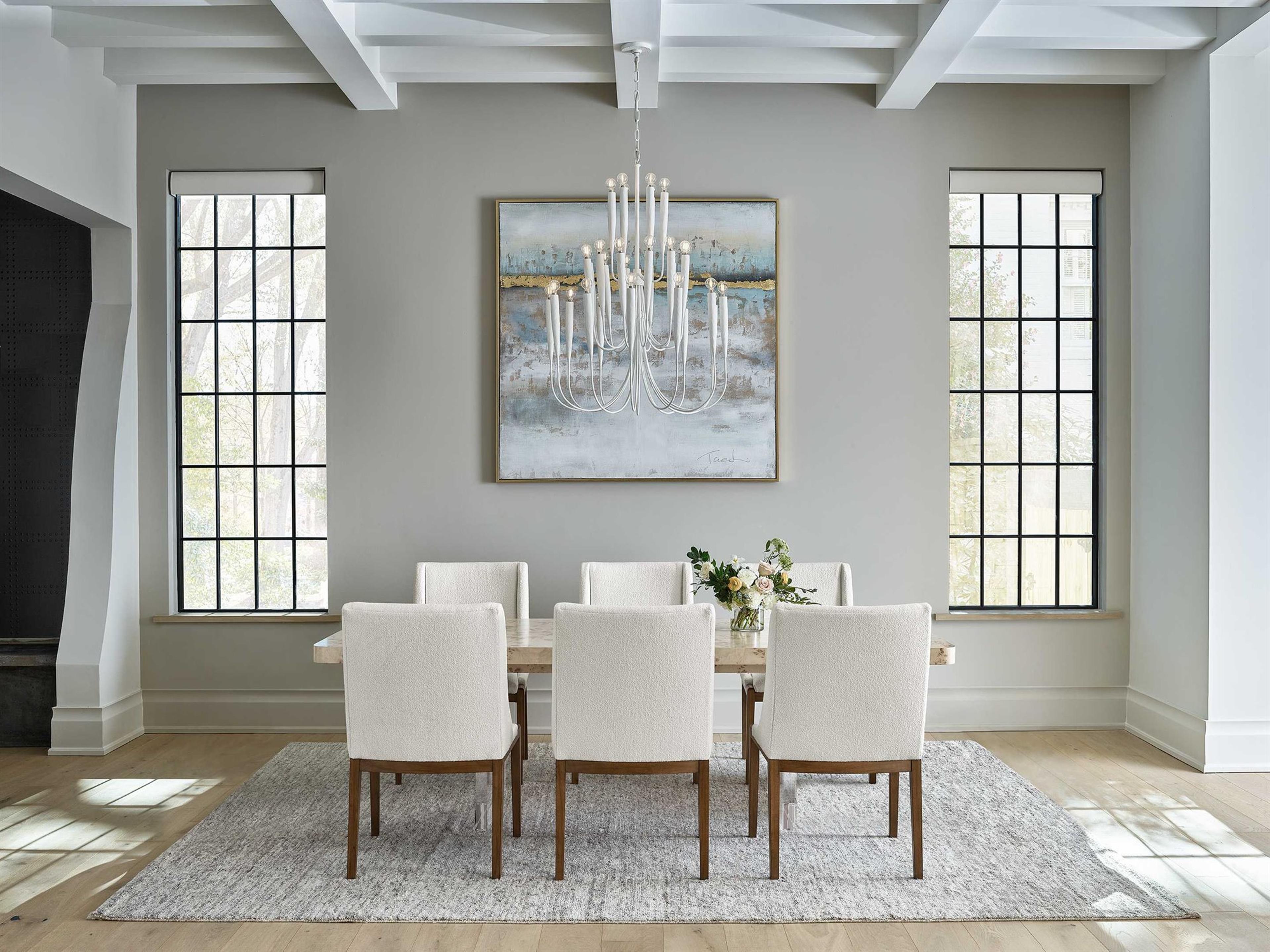 Tranquility Walnut Wood Dining Room Set