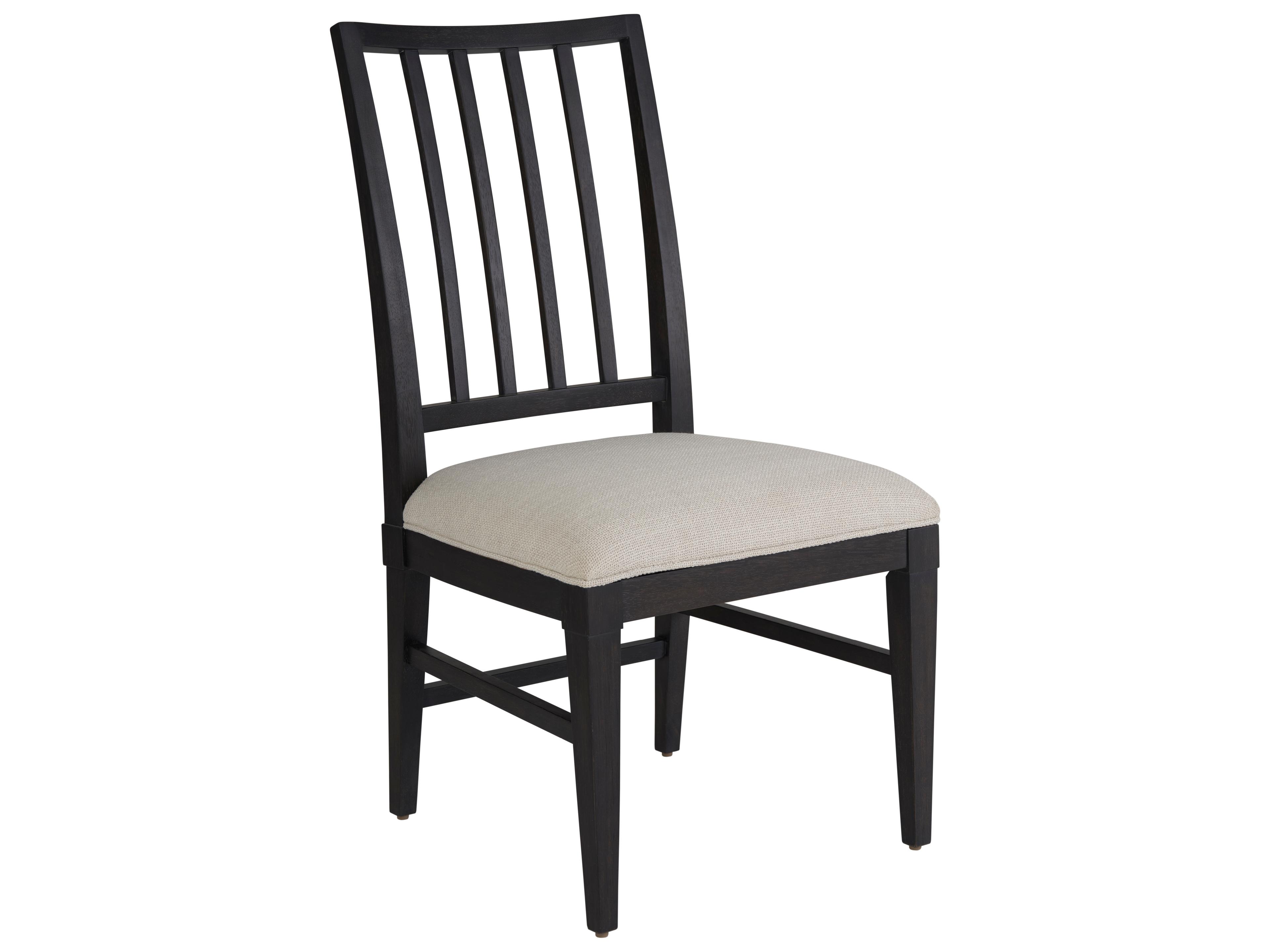 Coalesce Fabric Oak Wood Gray Upholstered Side Dining Chair