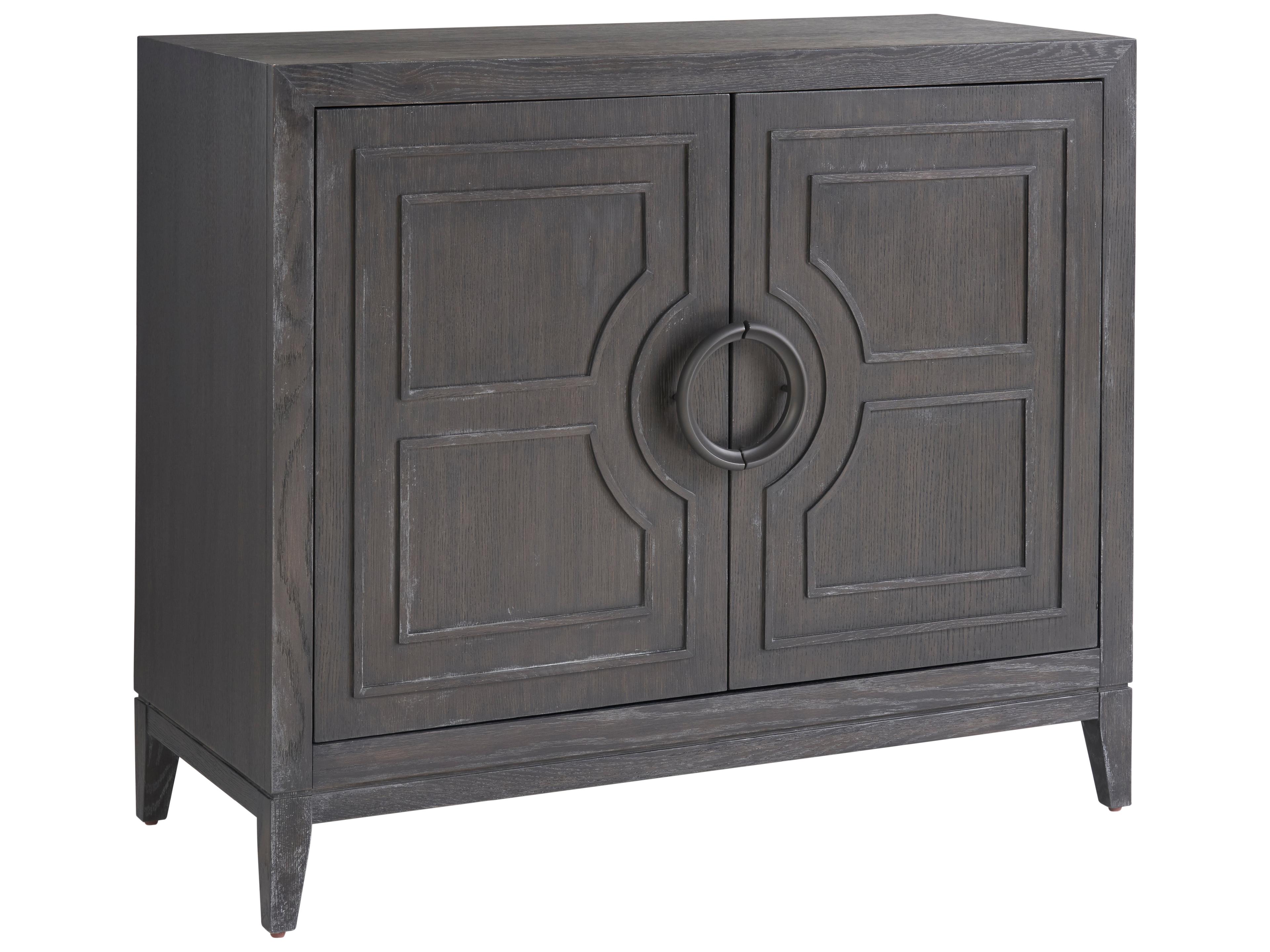 Coalesce Ravenwood Black Oak Wood Accent Chest