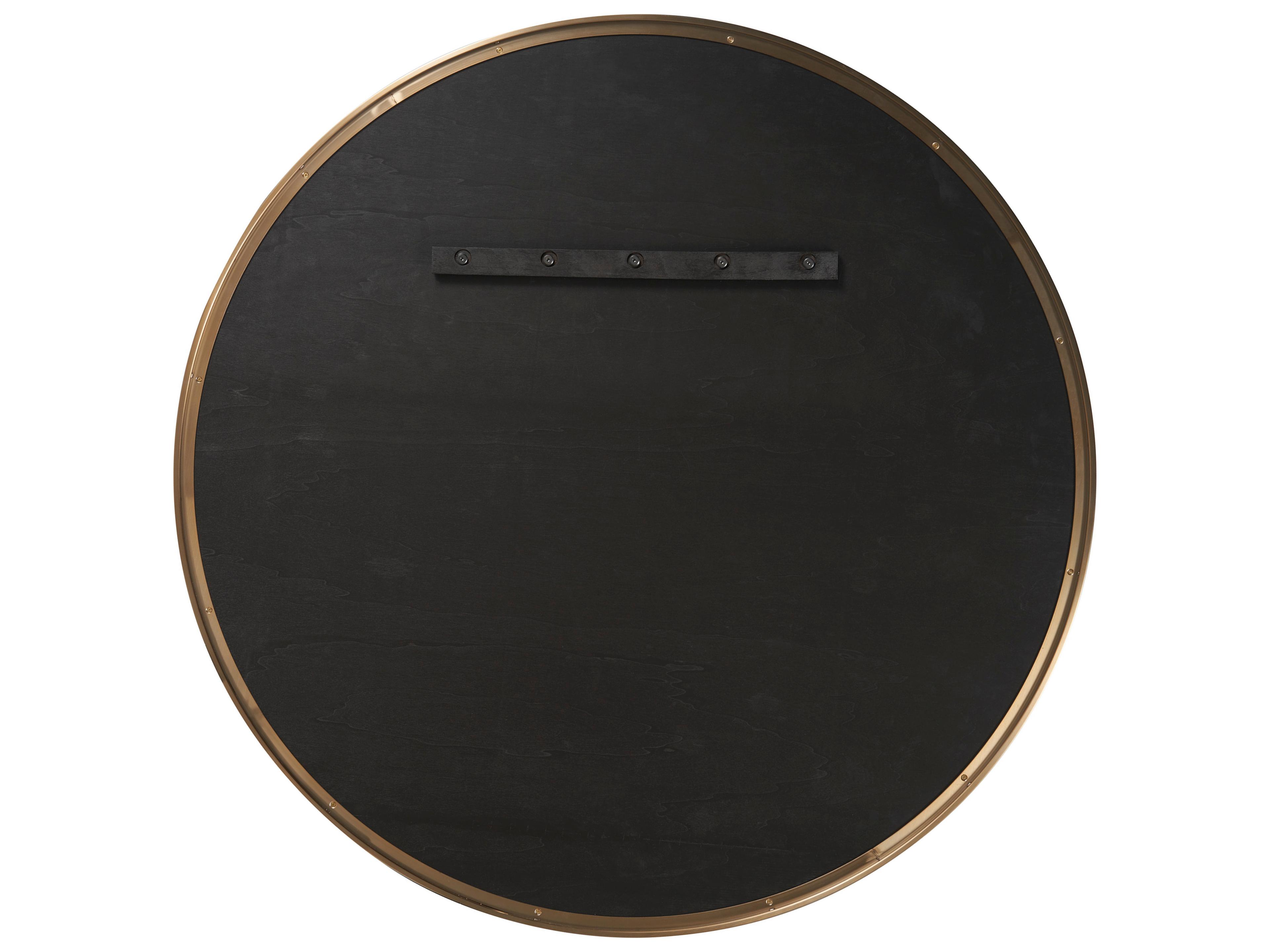 Universal Furniture Modern White Satin Bronze Orion Mirror