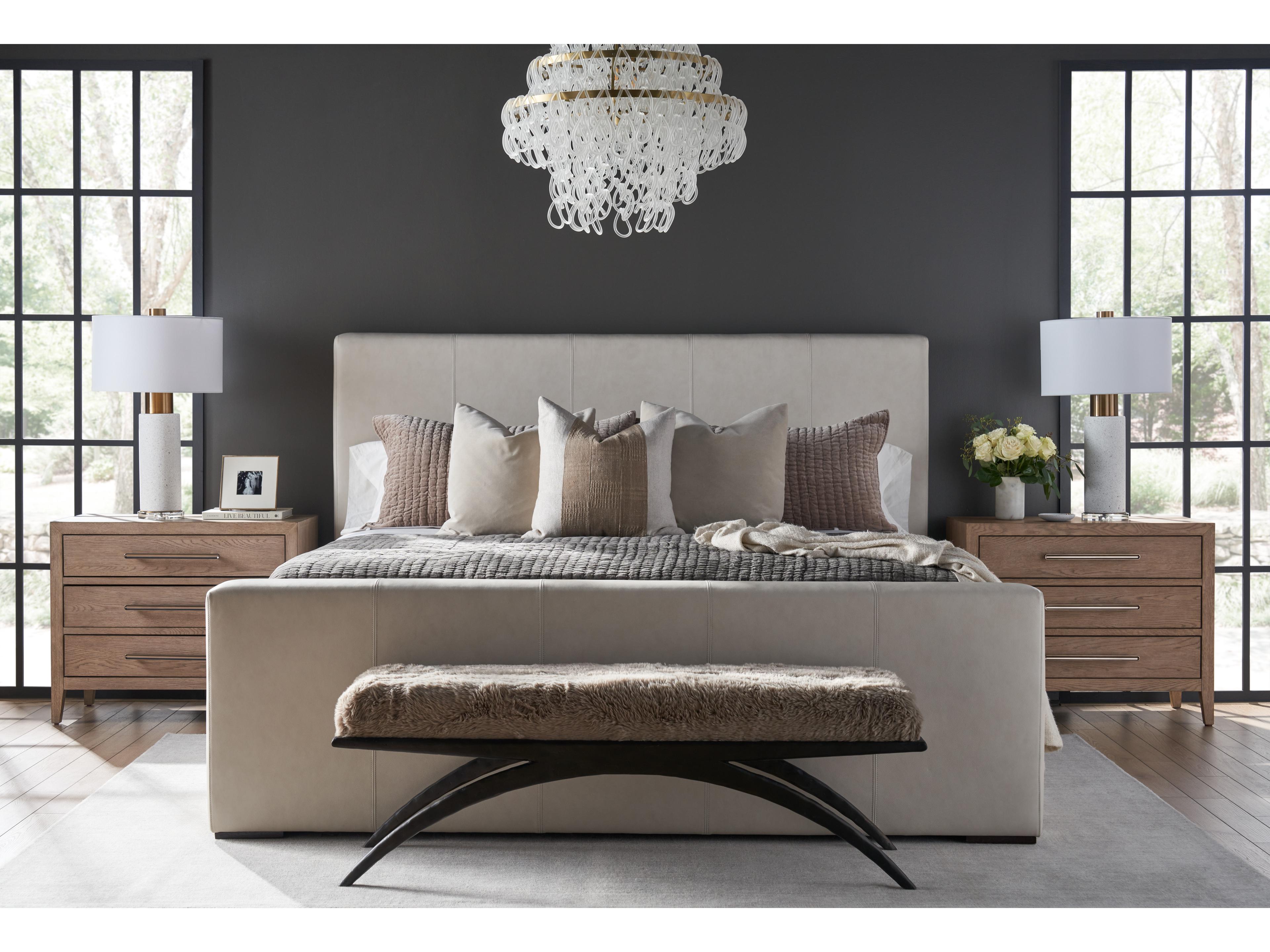 Universal Furniture Modern Markham Frost Bowie Bed King