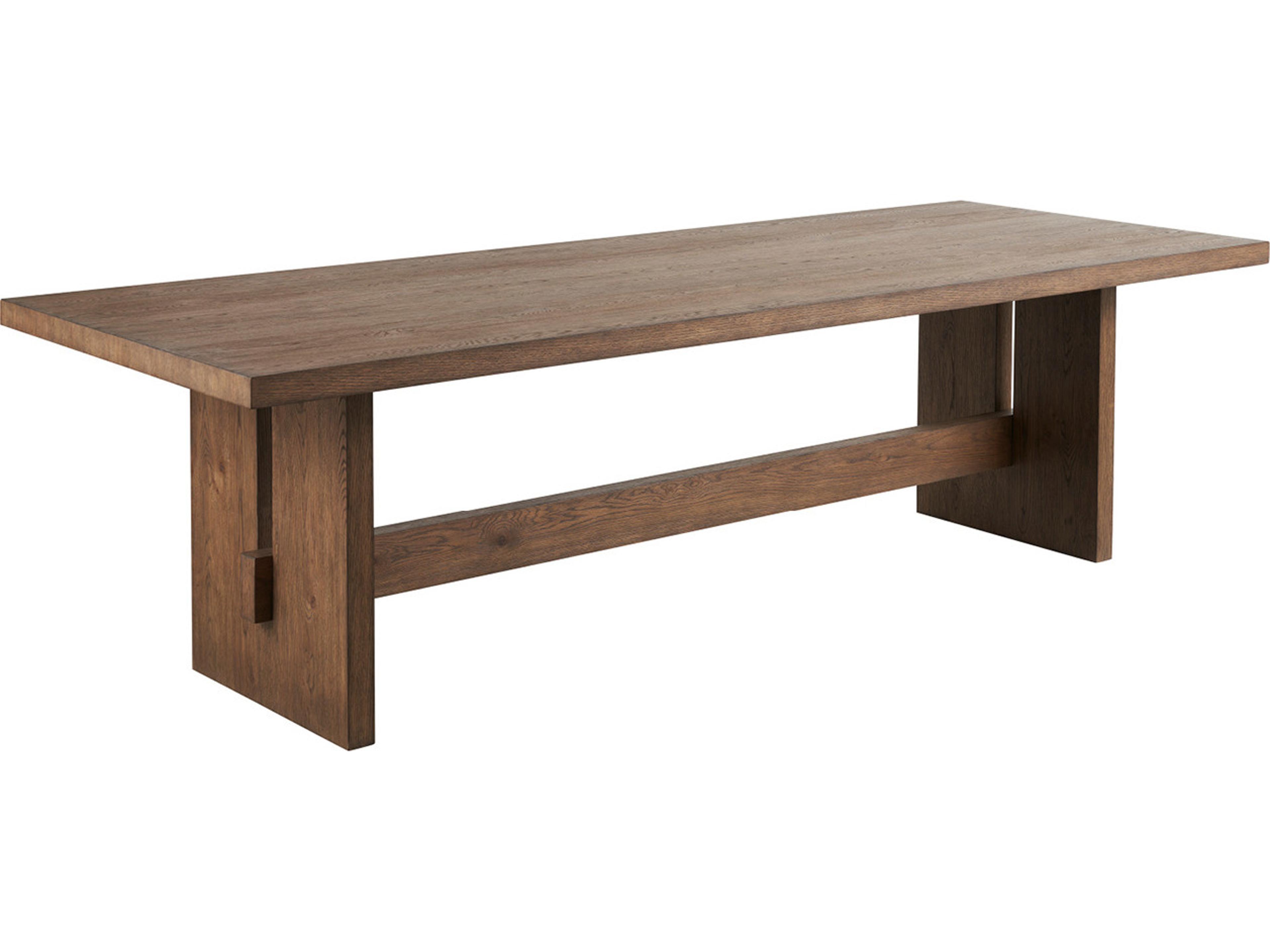 Modern Medium Brown Oak Eden Dining Table