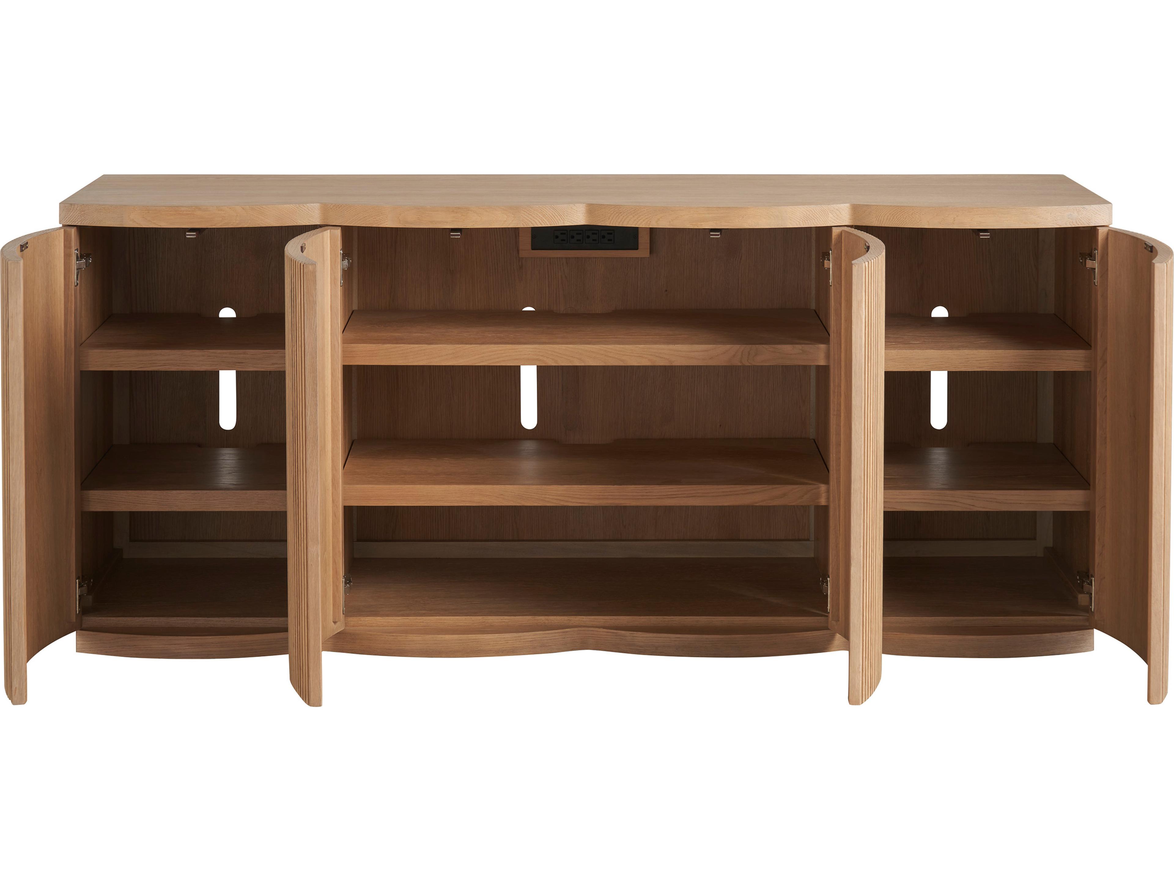 Universal Furniture Modern Natural Oak 74" Lumi Credenza