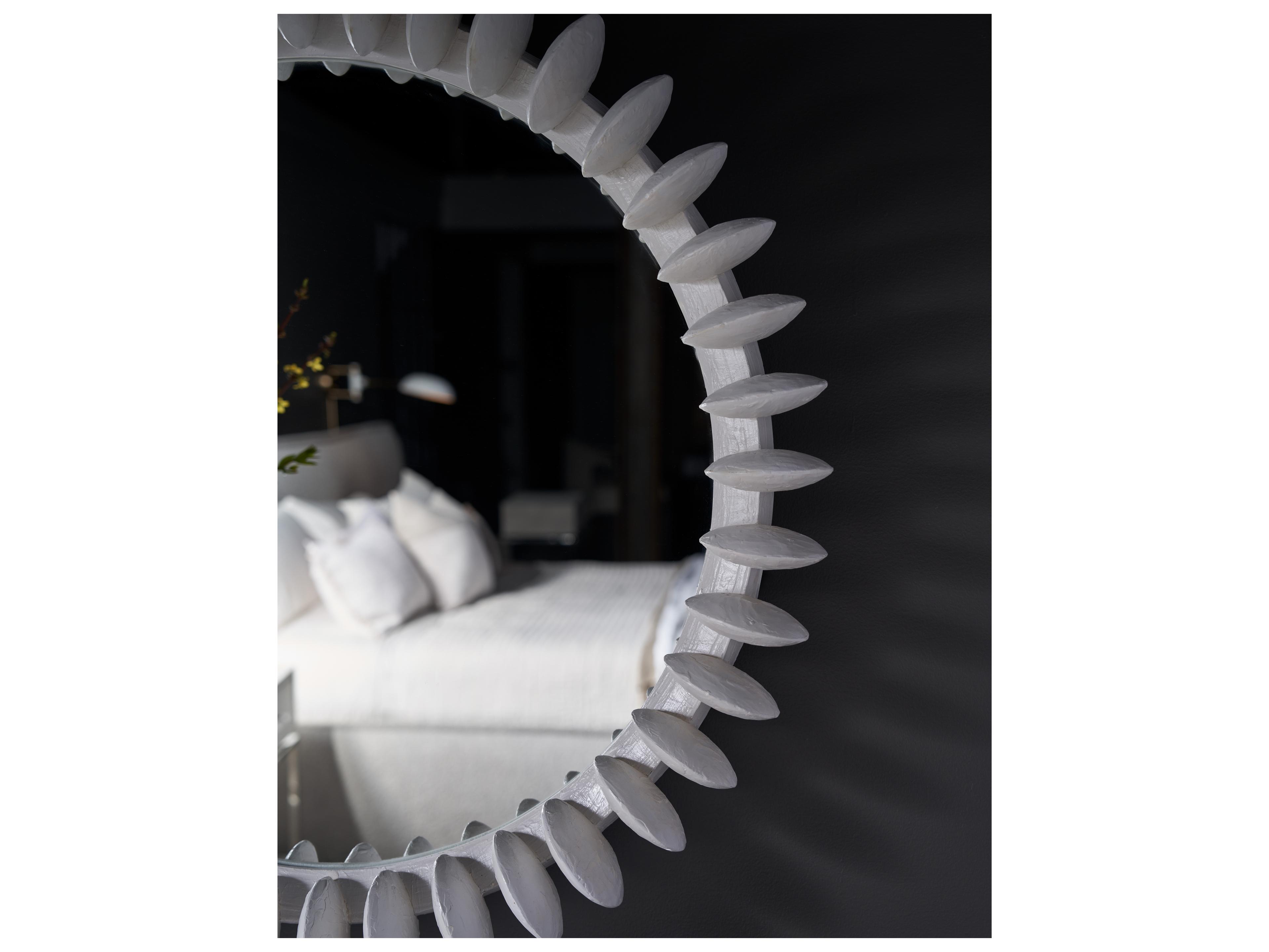 Universal Furniture Modern White Solstice Mirror