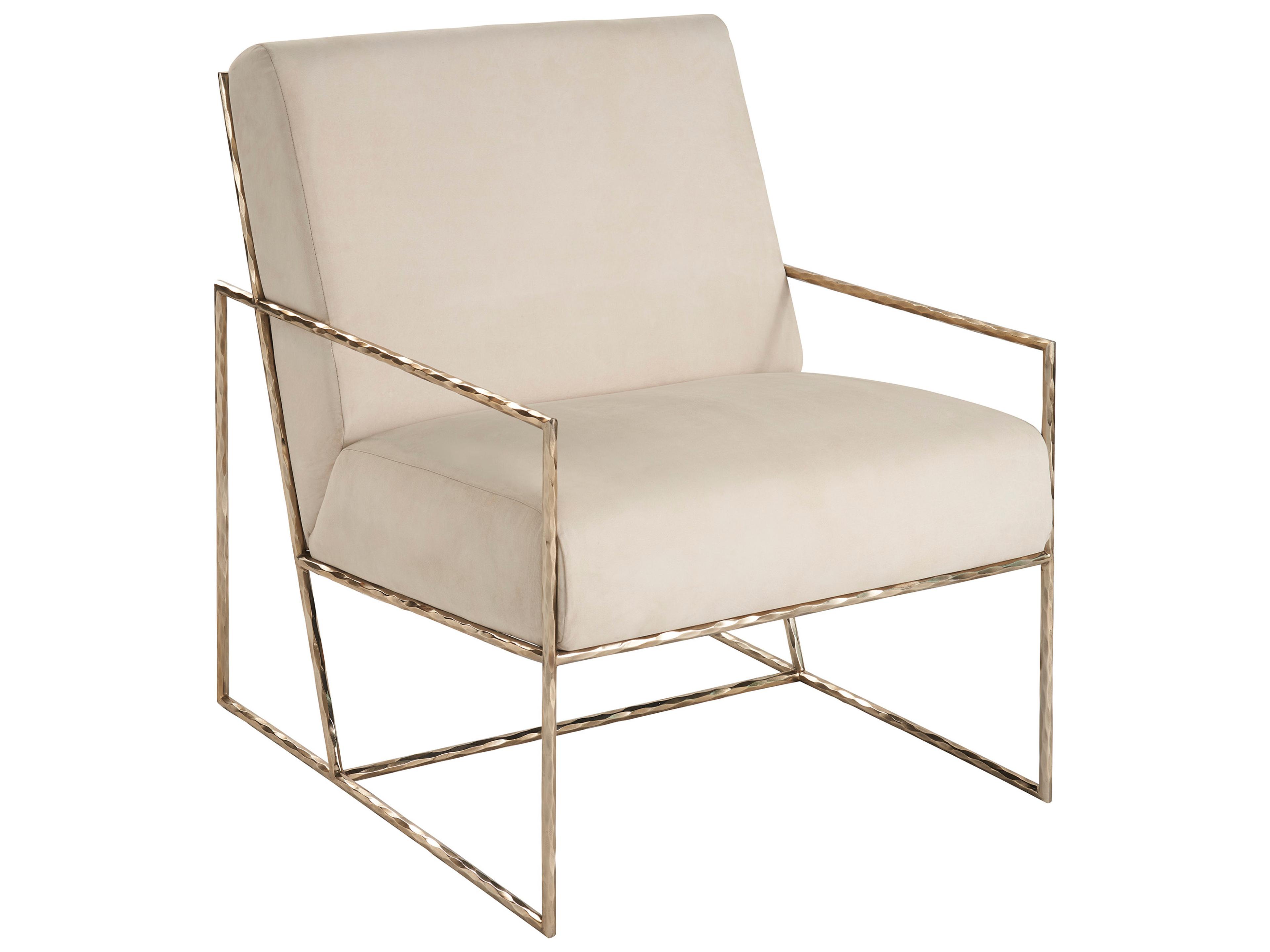 Modern Champagne Accent Chair