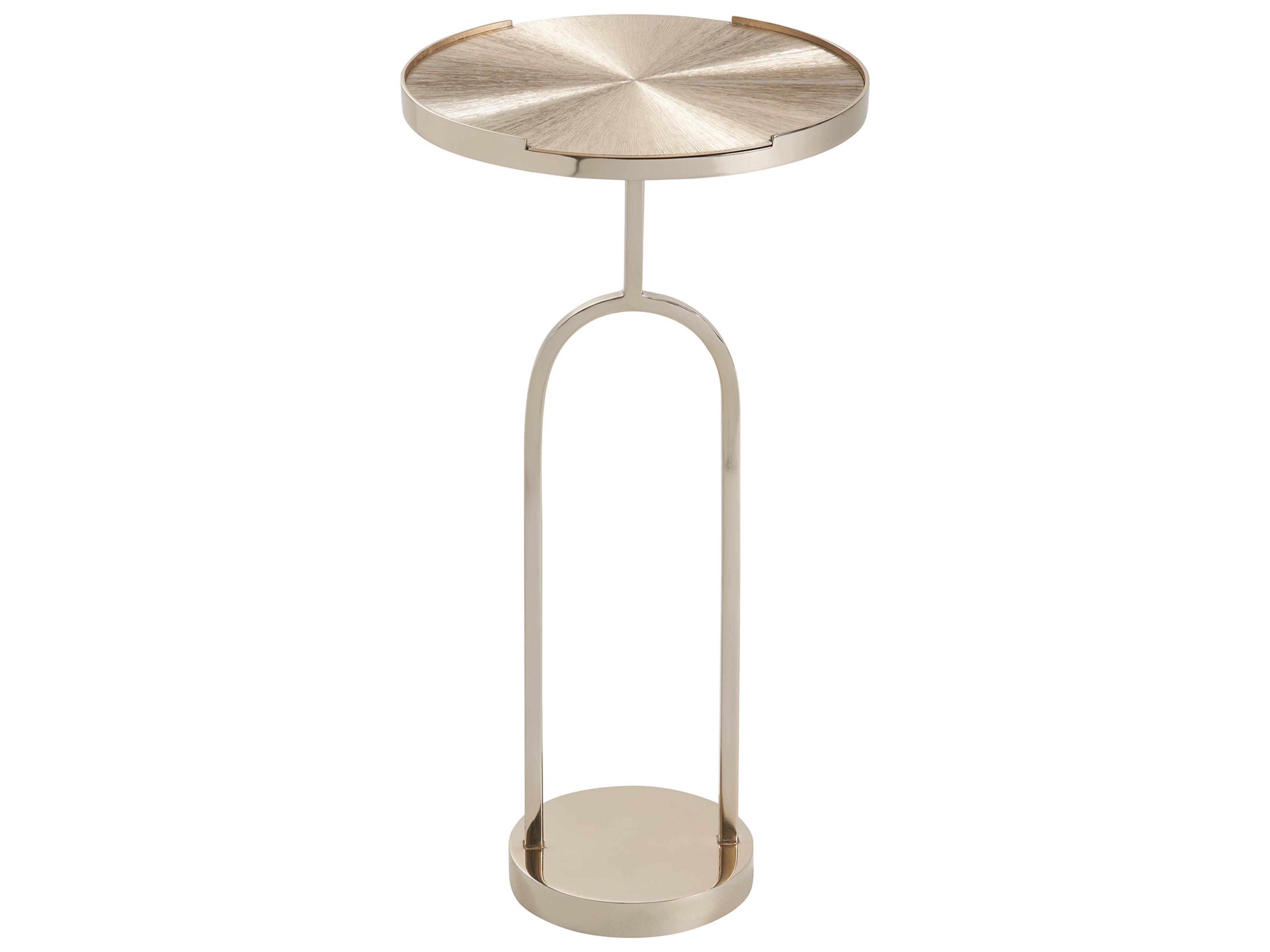 Modern Champagne Gold Fawn Martini Table