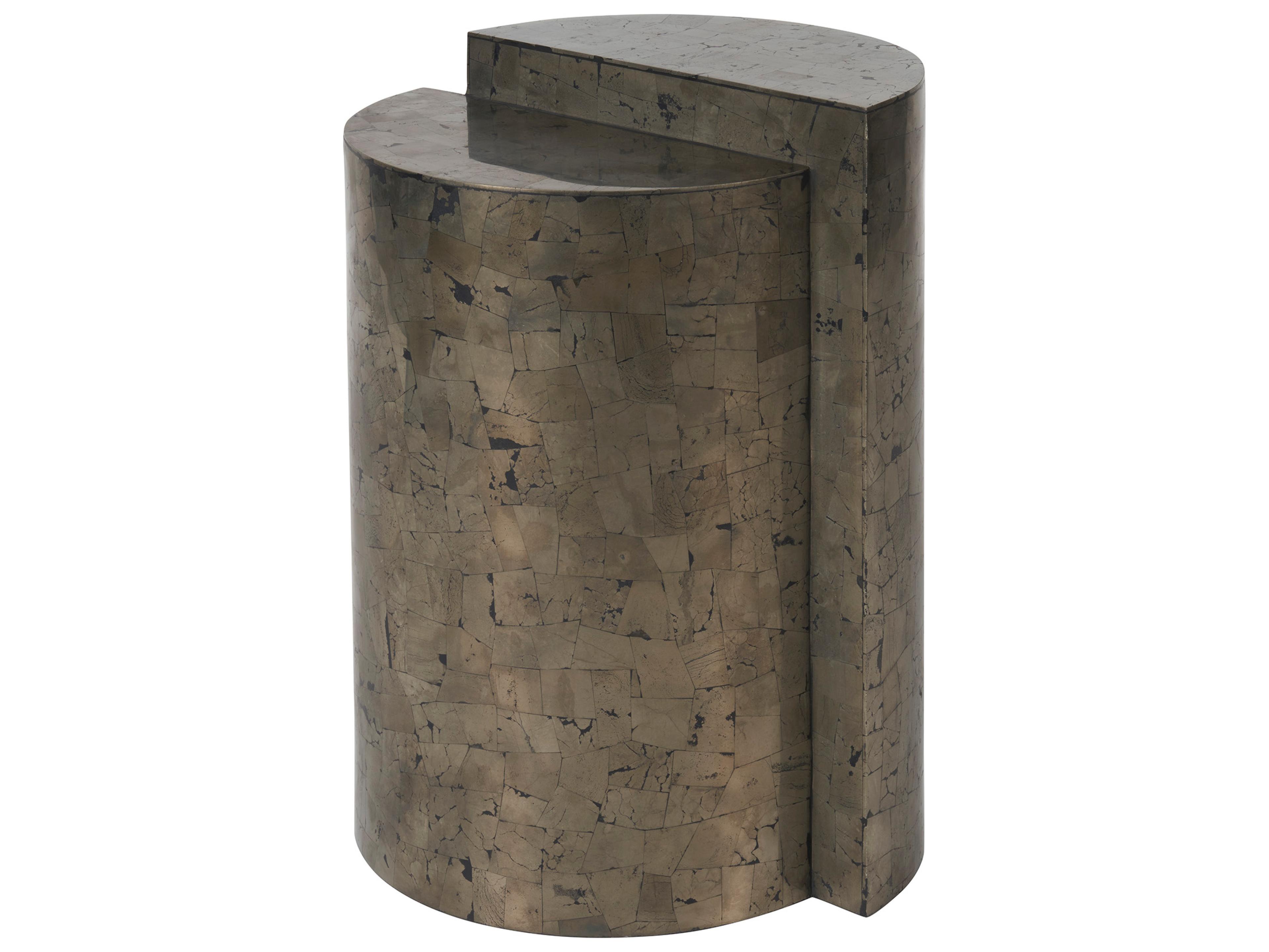 Modern Pyrite Cosmo End Table