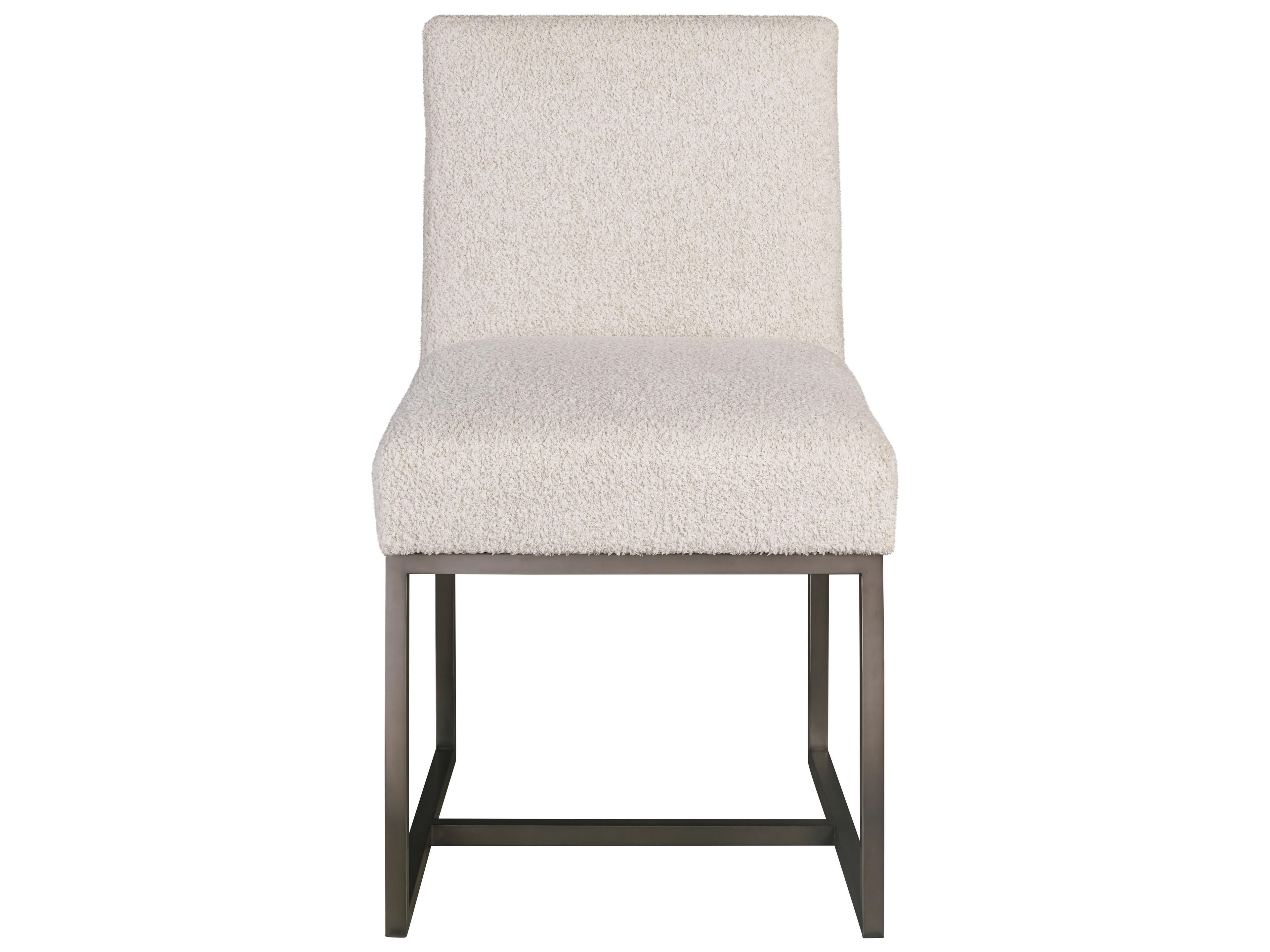 Universal Furniture Arvin White Upholstered Side Dining Chair