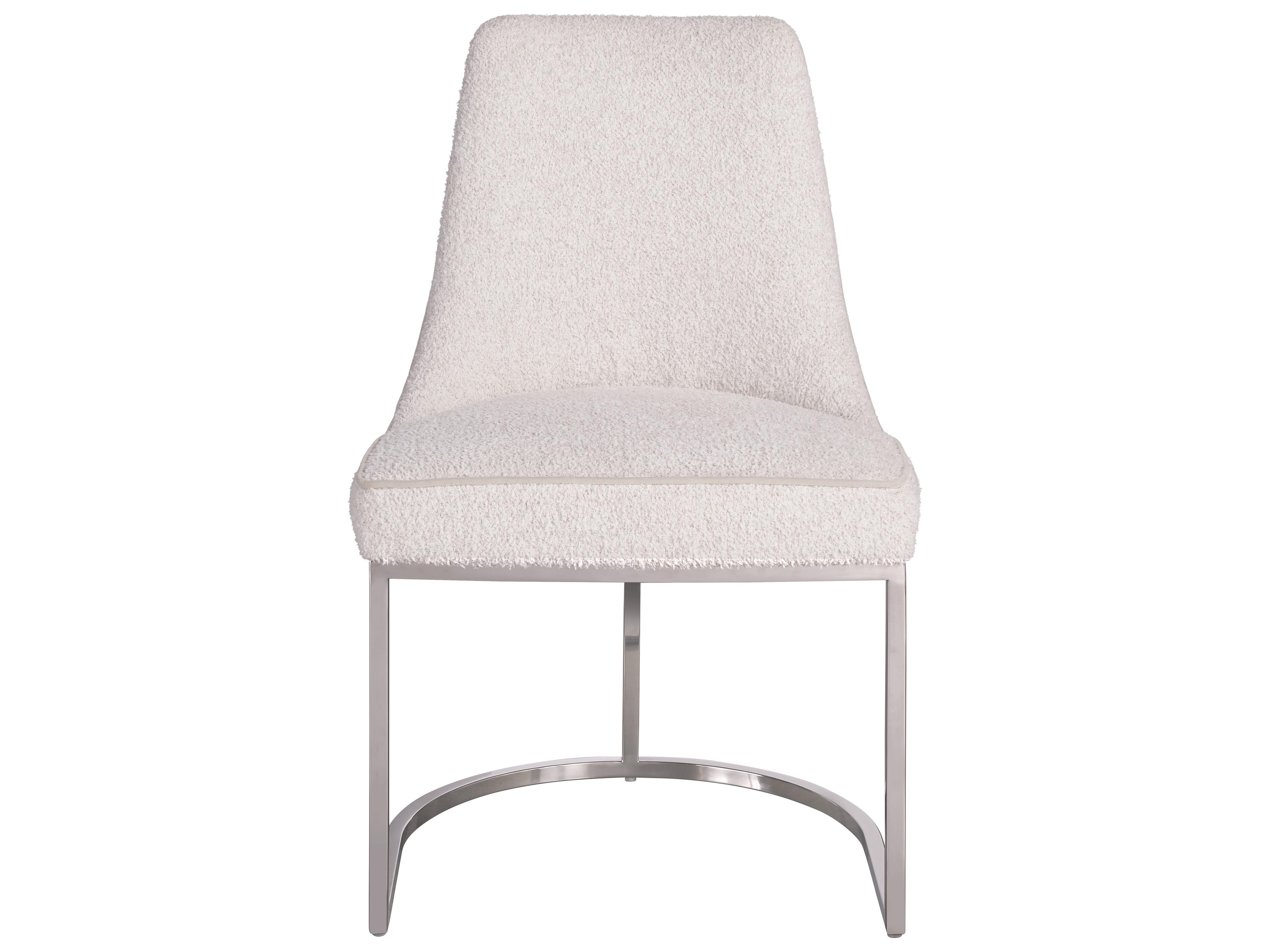 Universal Furniture Kamden White Upholstered Side Dining Chair