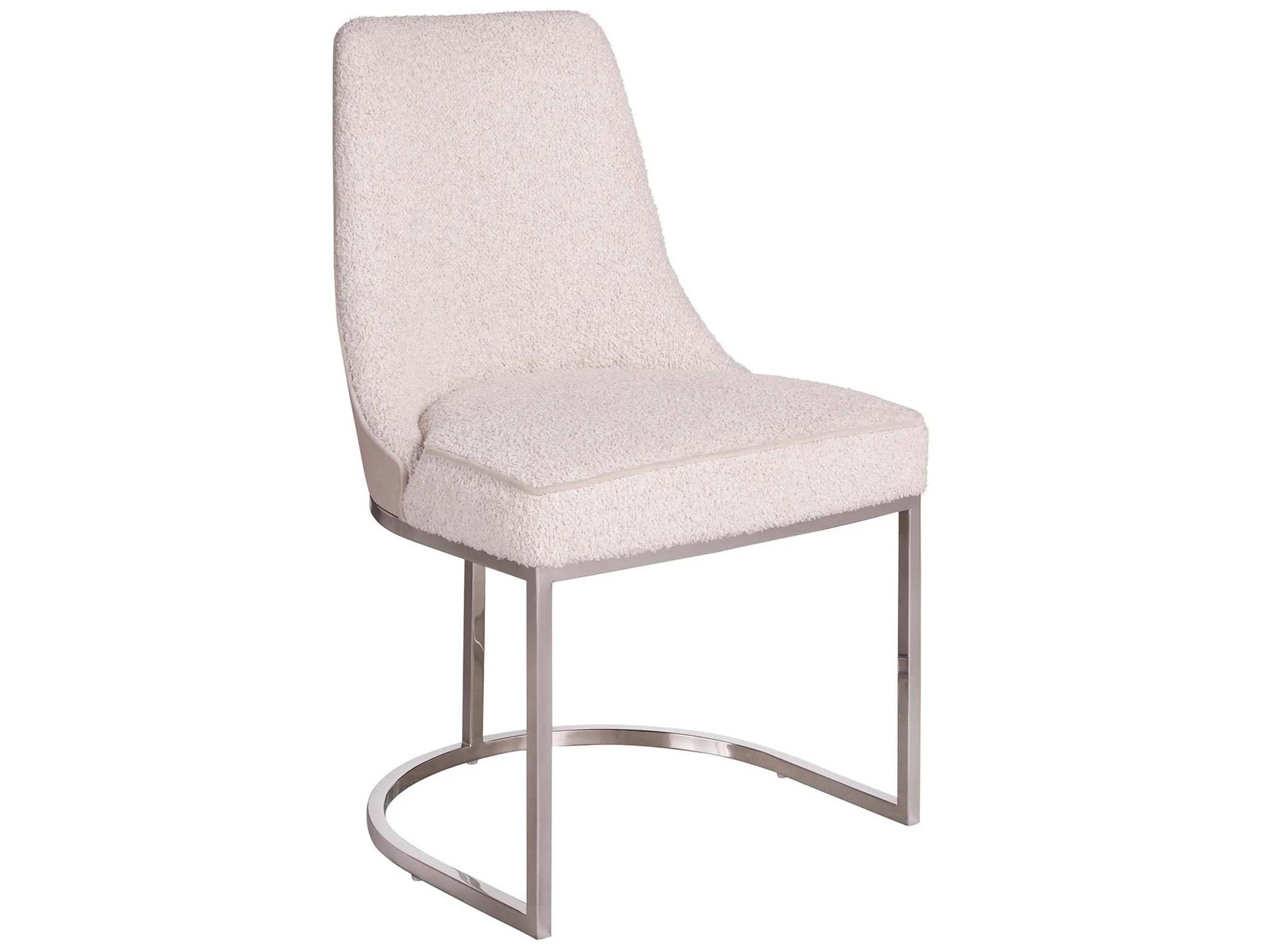 Kamden White Upholstered Side Dining Chair