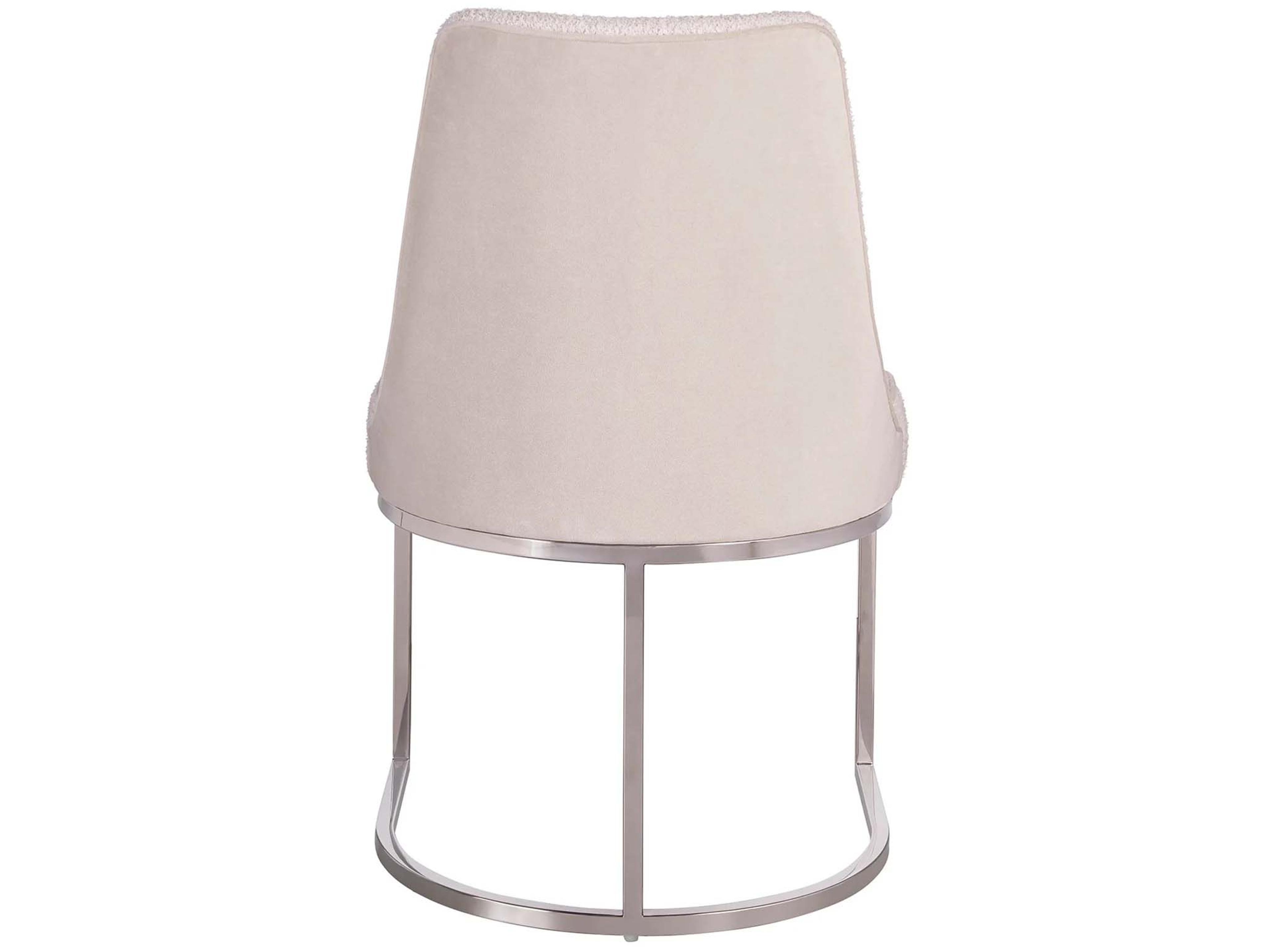 Universal Furniture Kamden White Upholstered Side Dining Chair