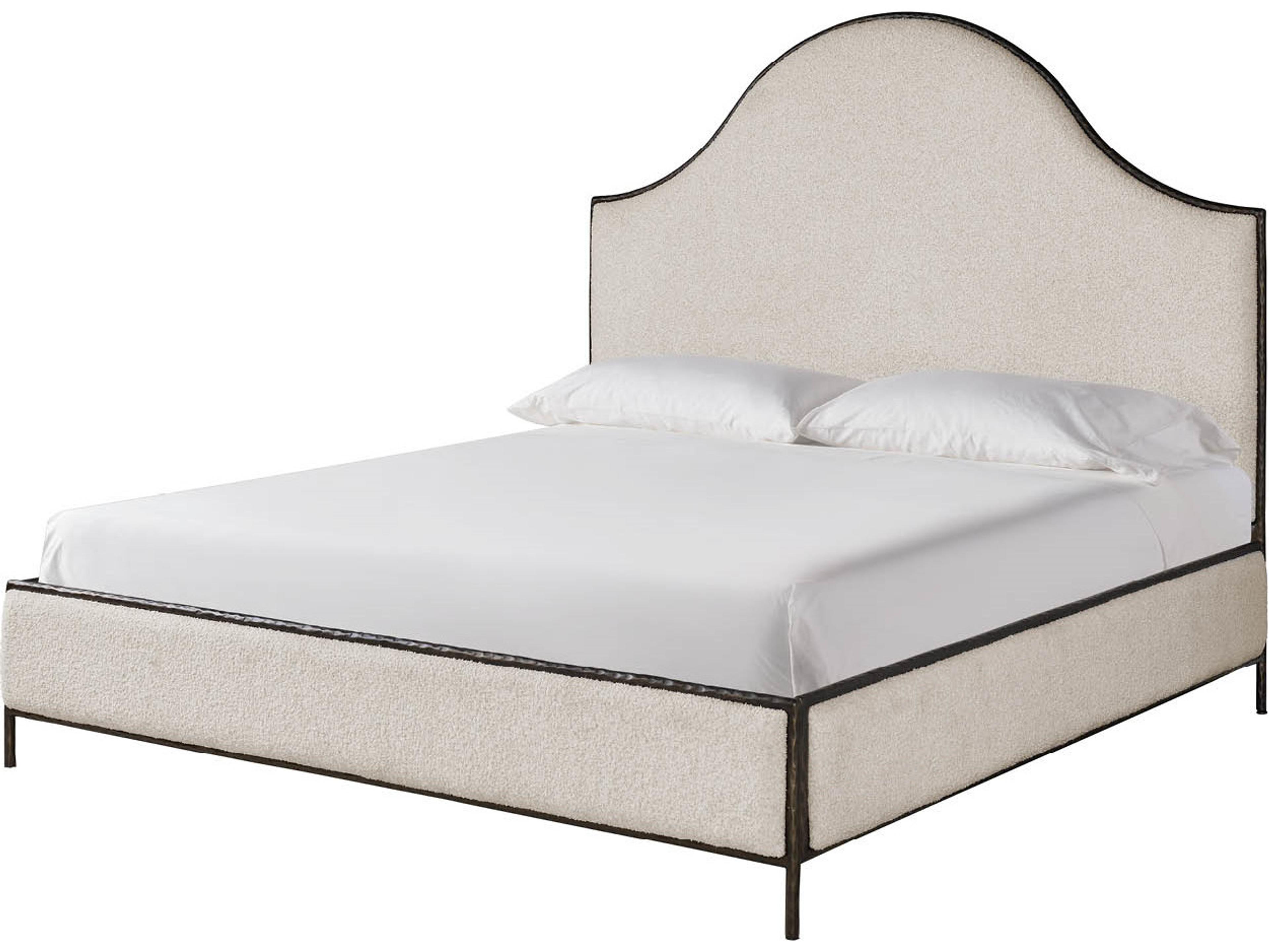 Griffith Park White Upholstered Queen Platform Bed