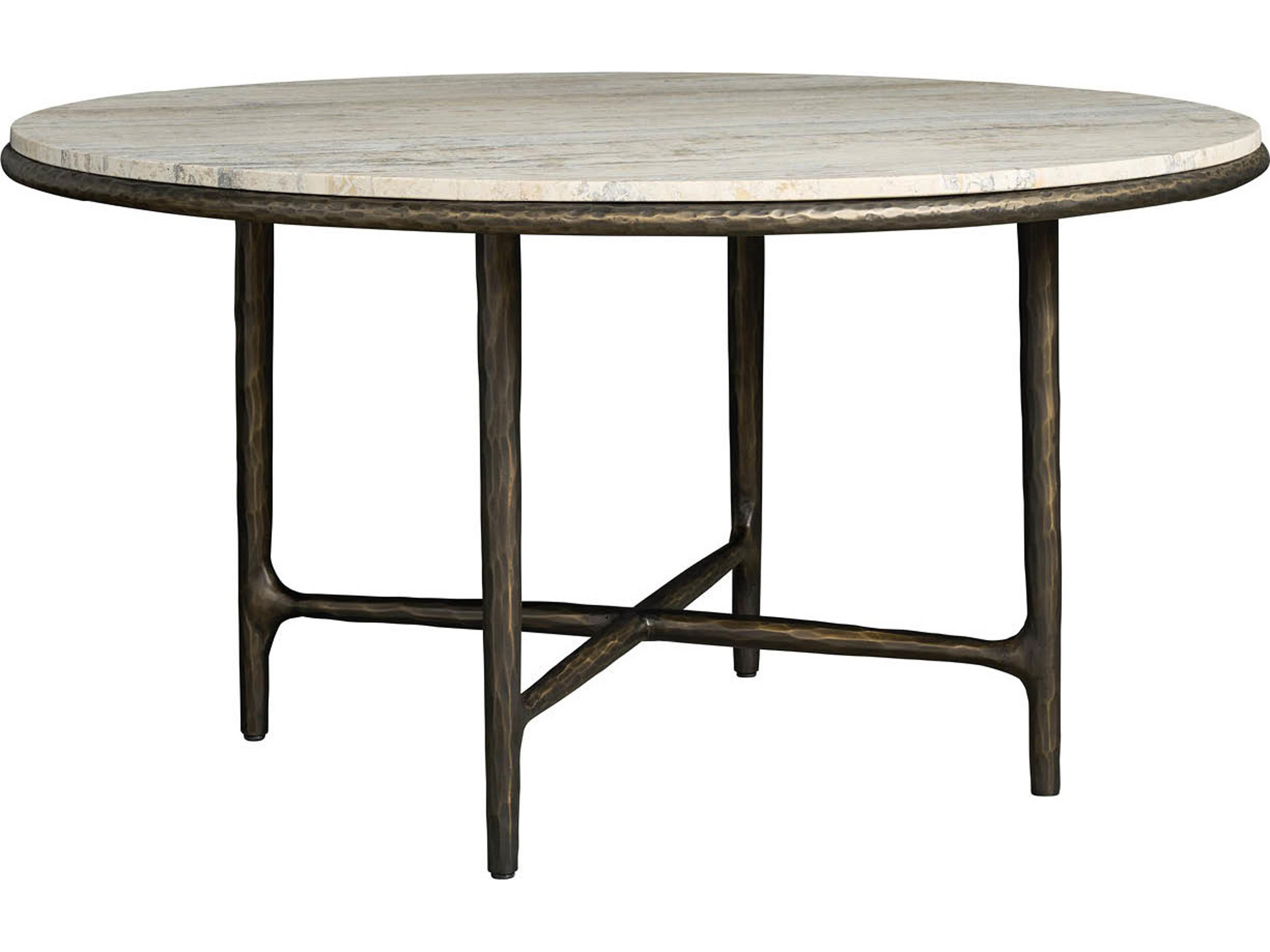 Griffith Park Round Stone Dining Table