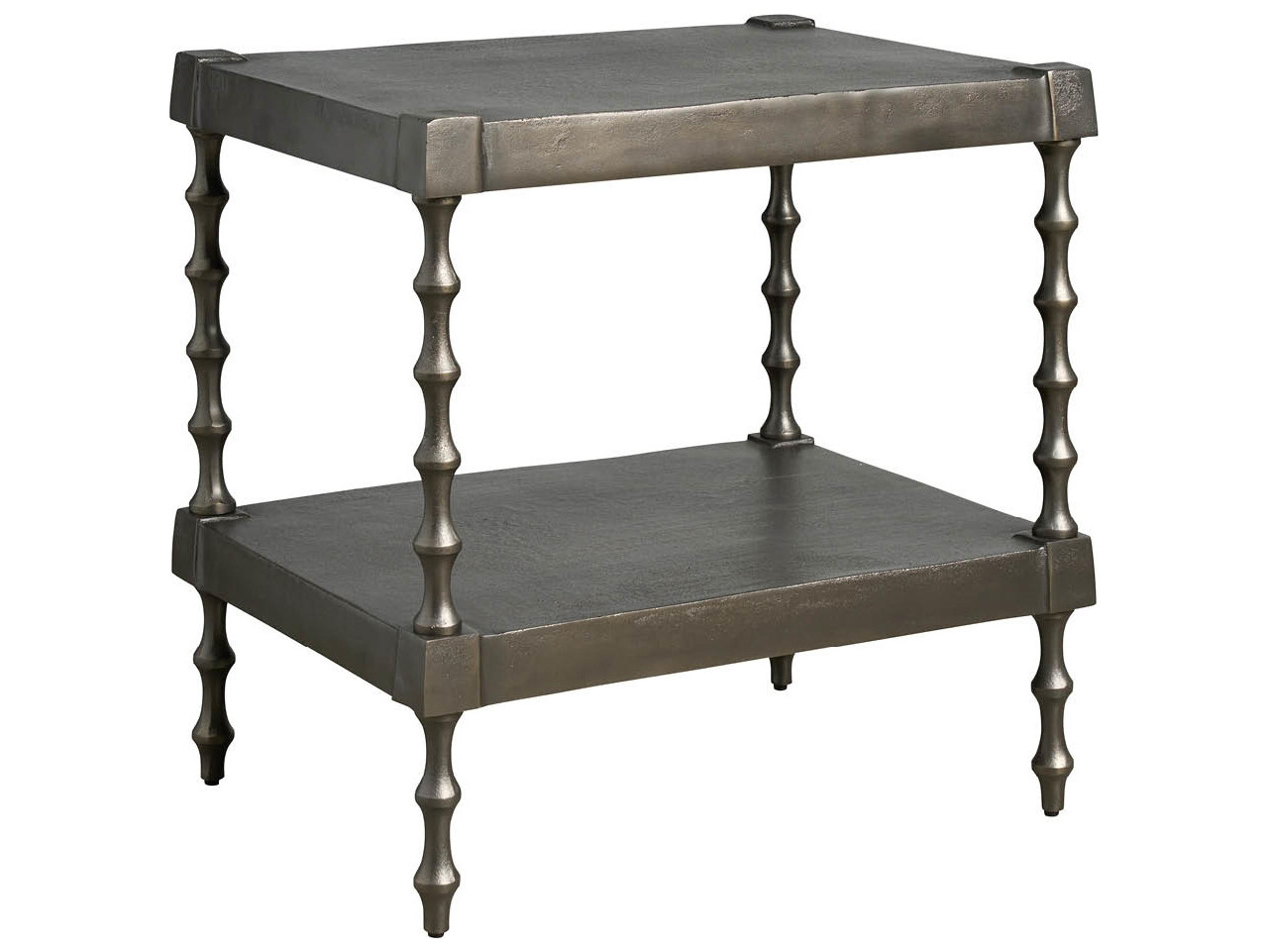 Griffith Park Rectangular Metal End Table