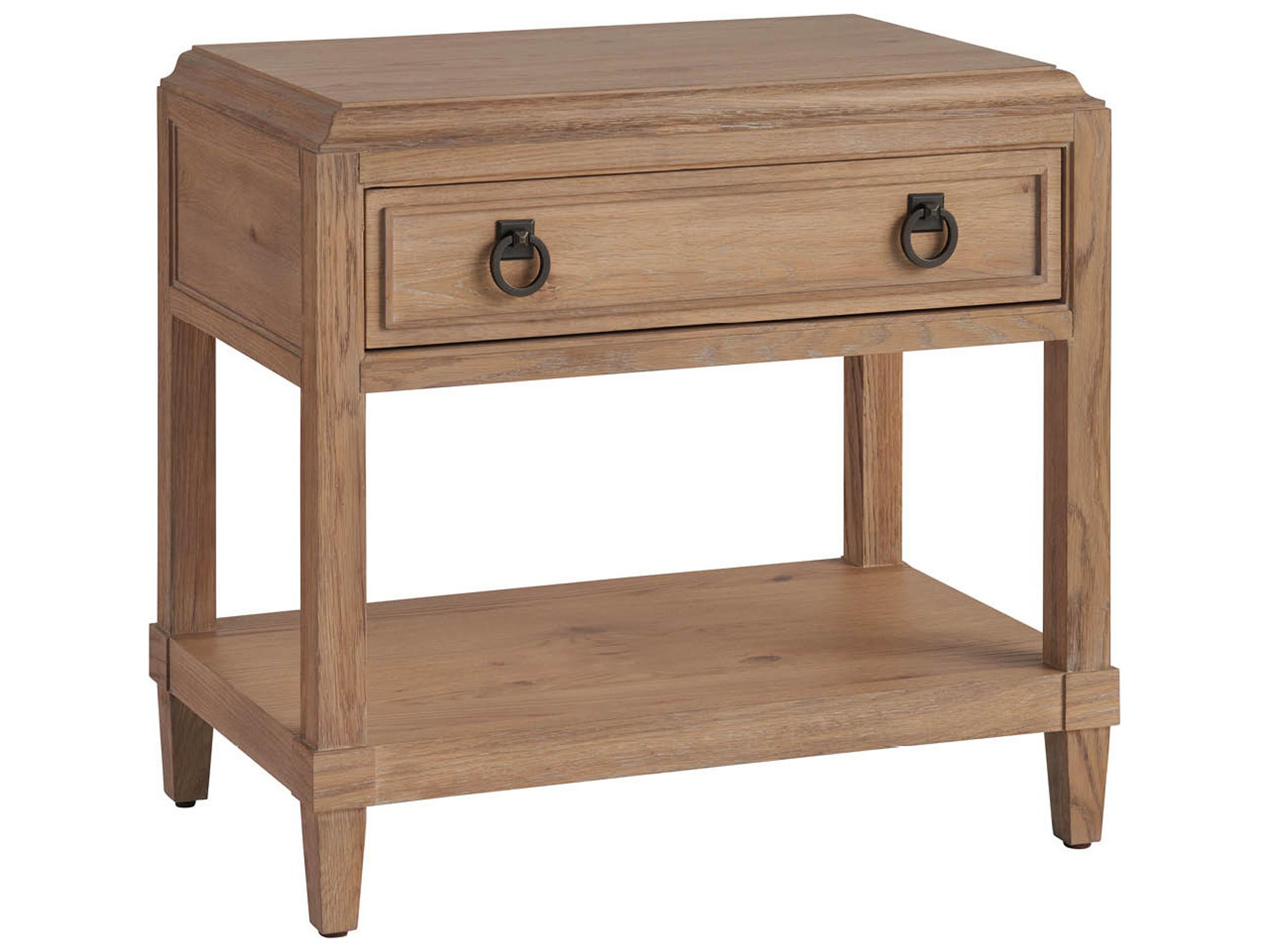Griffith Park 1-Drawer Natural Nightstand