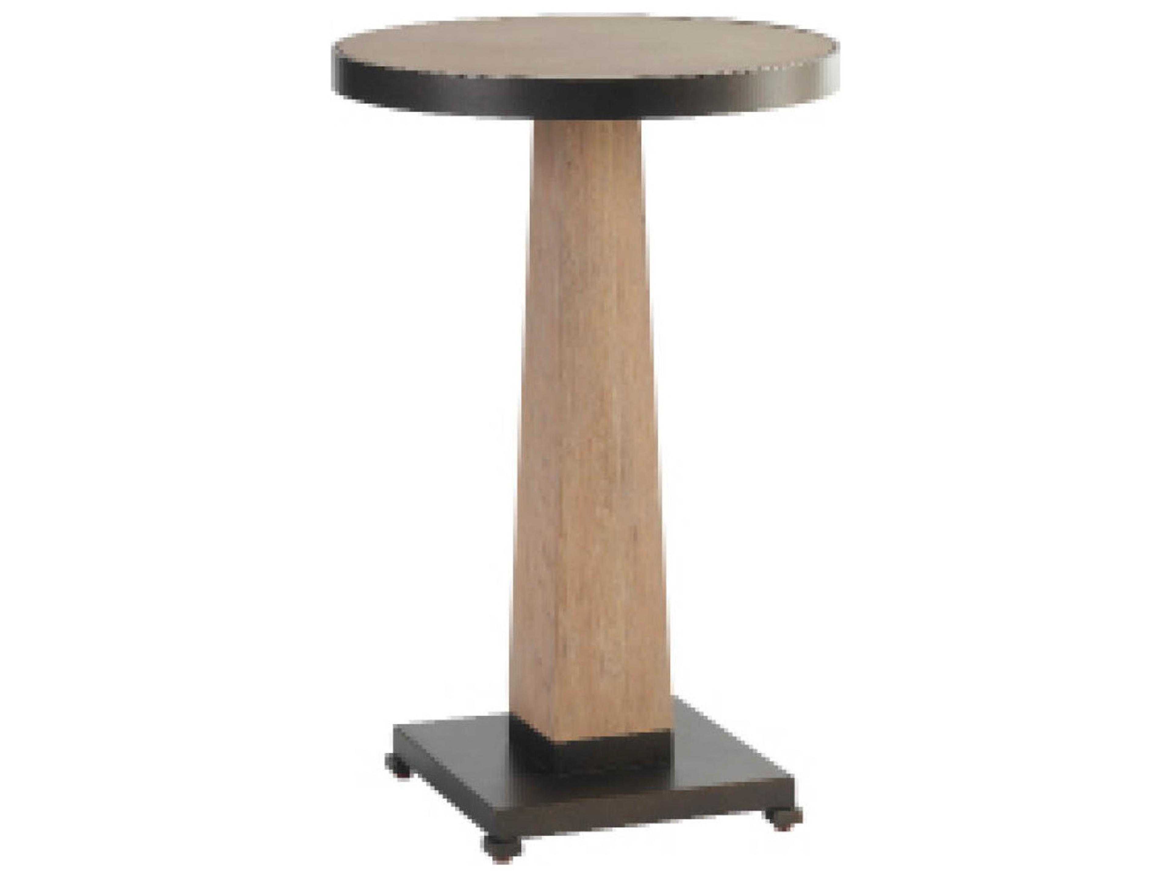 Griffith Park Round Wood End Table