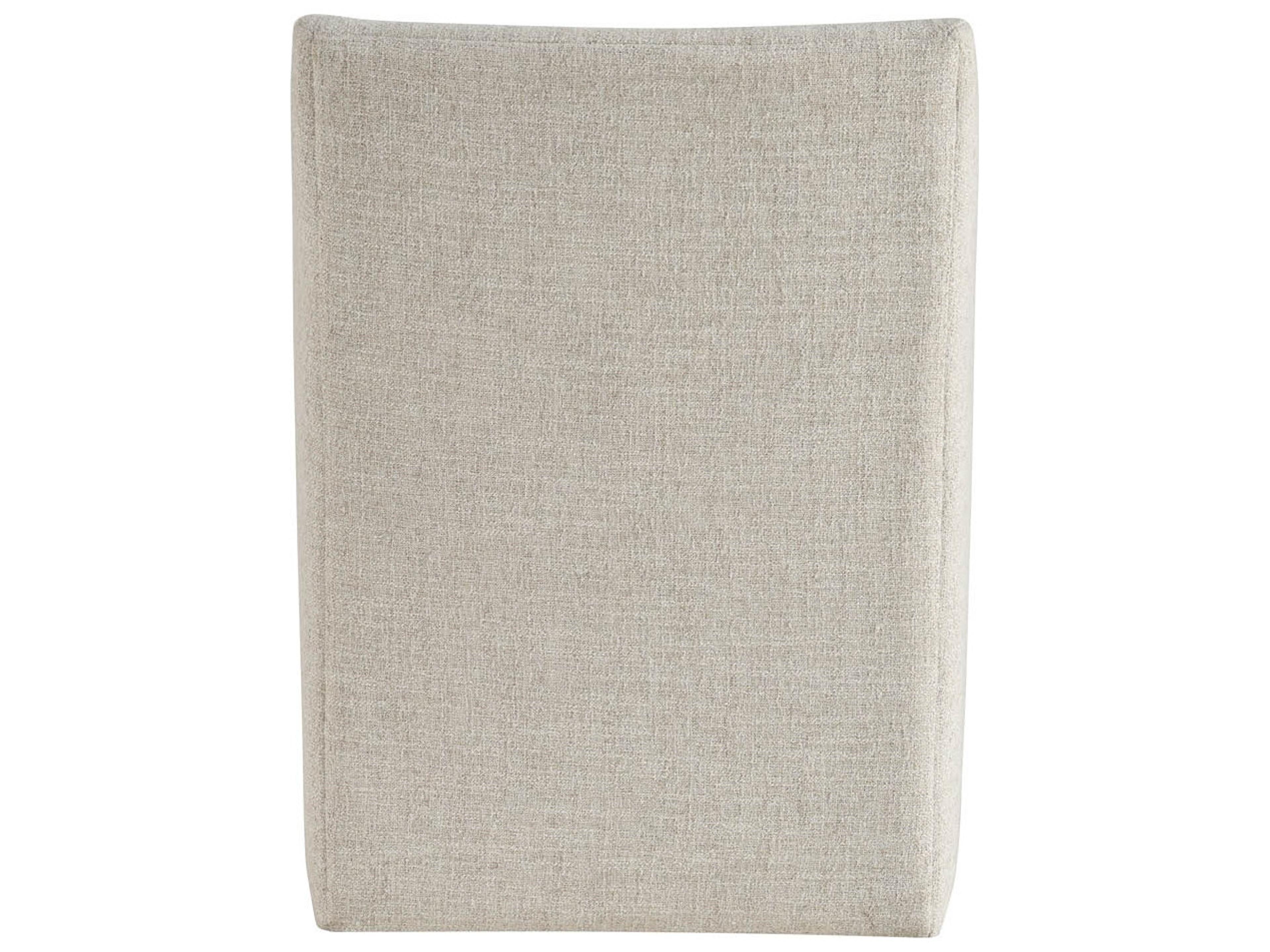 Universal Furniture Avaline White Upholstered Arm Dining Chair