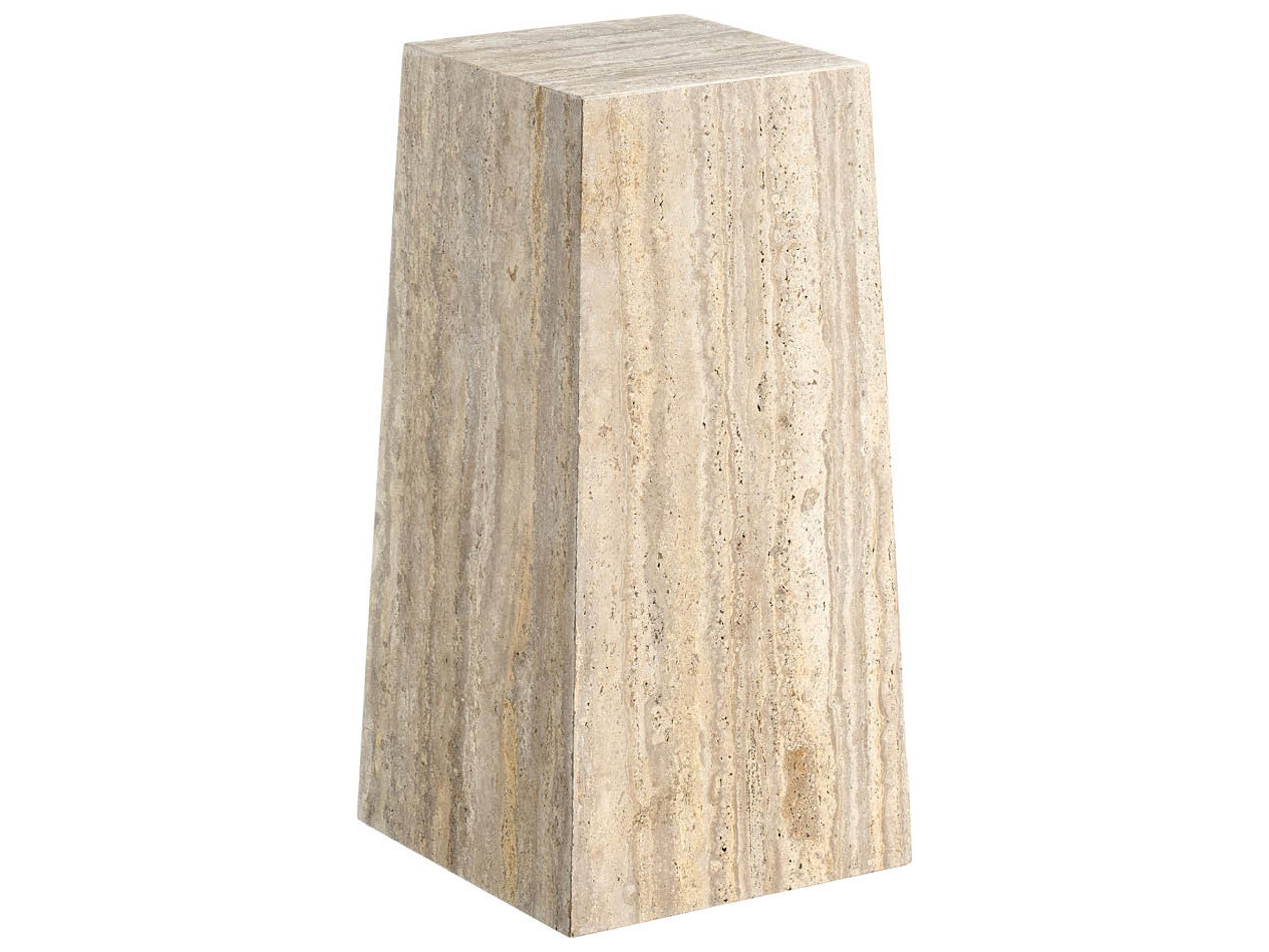 Avaline Square Stone End Table