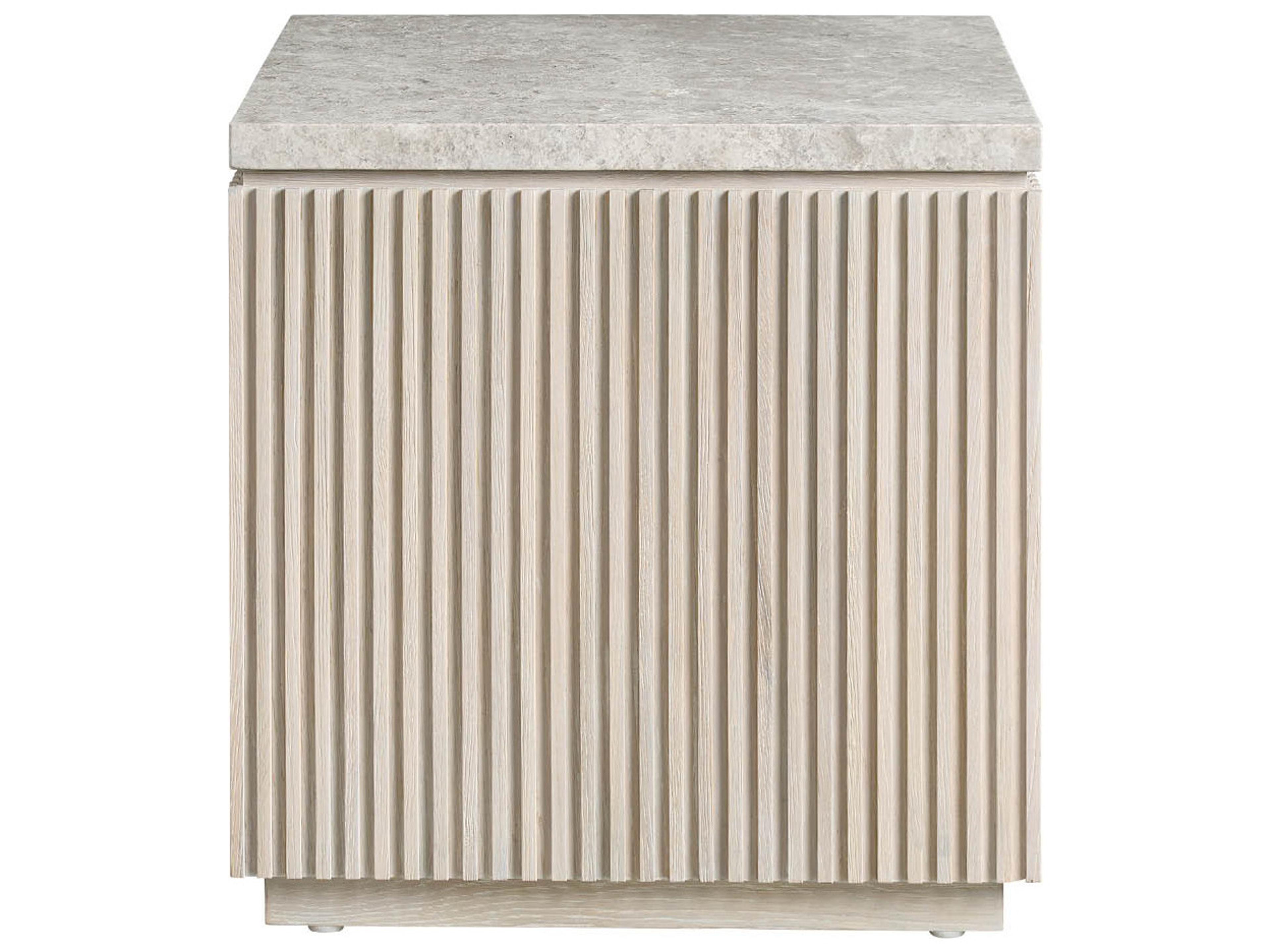 Universal Furniture Avaline Square Stone End Table