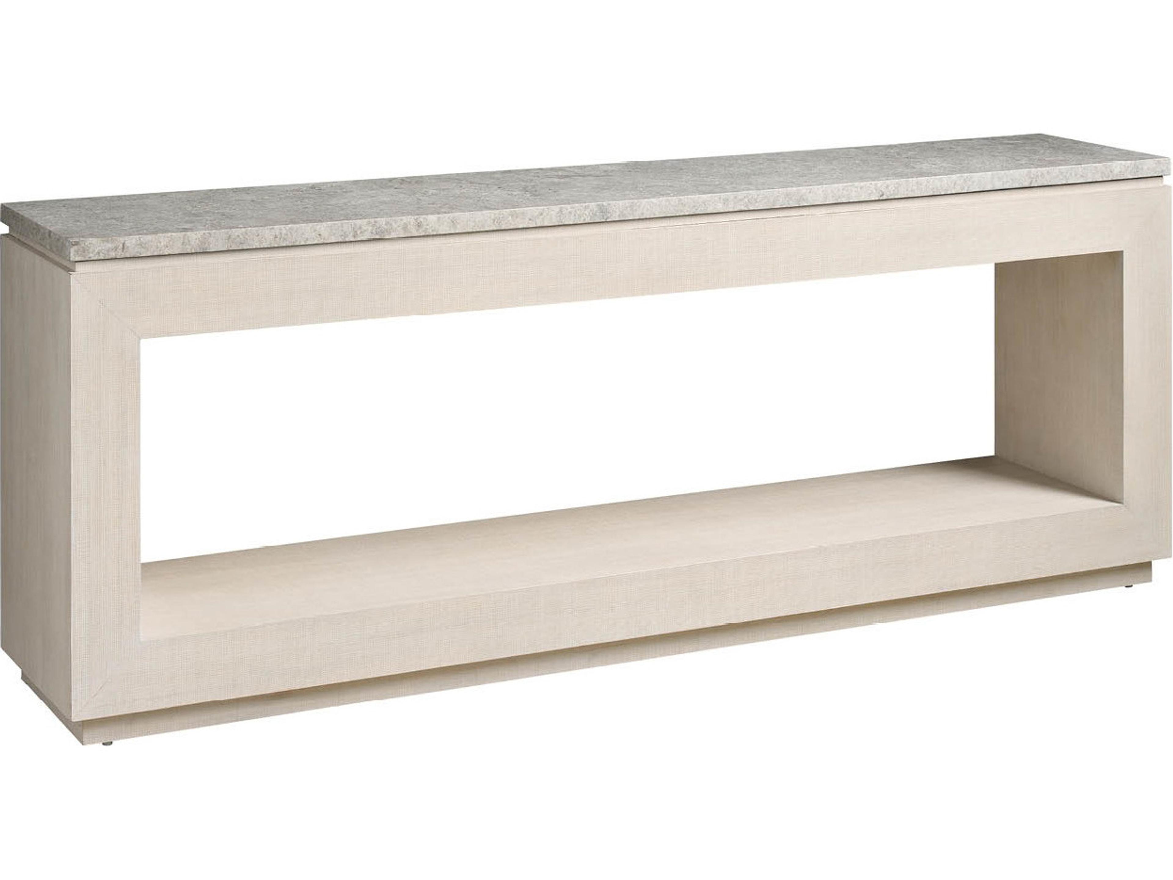 Avaline Rectangular Stone Console Table