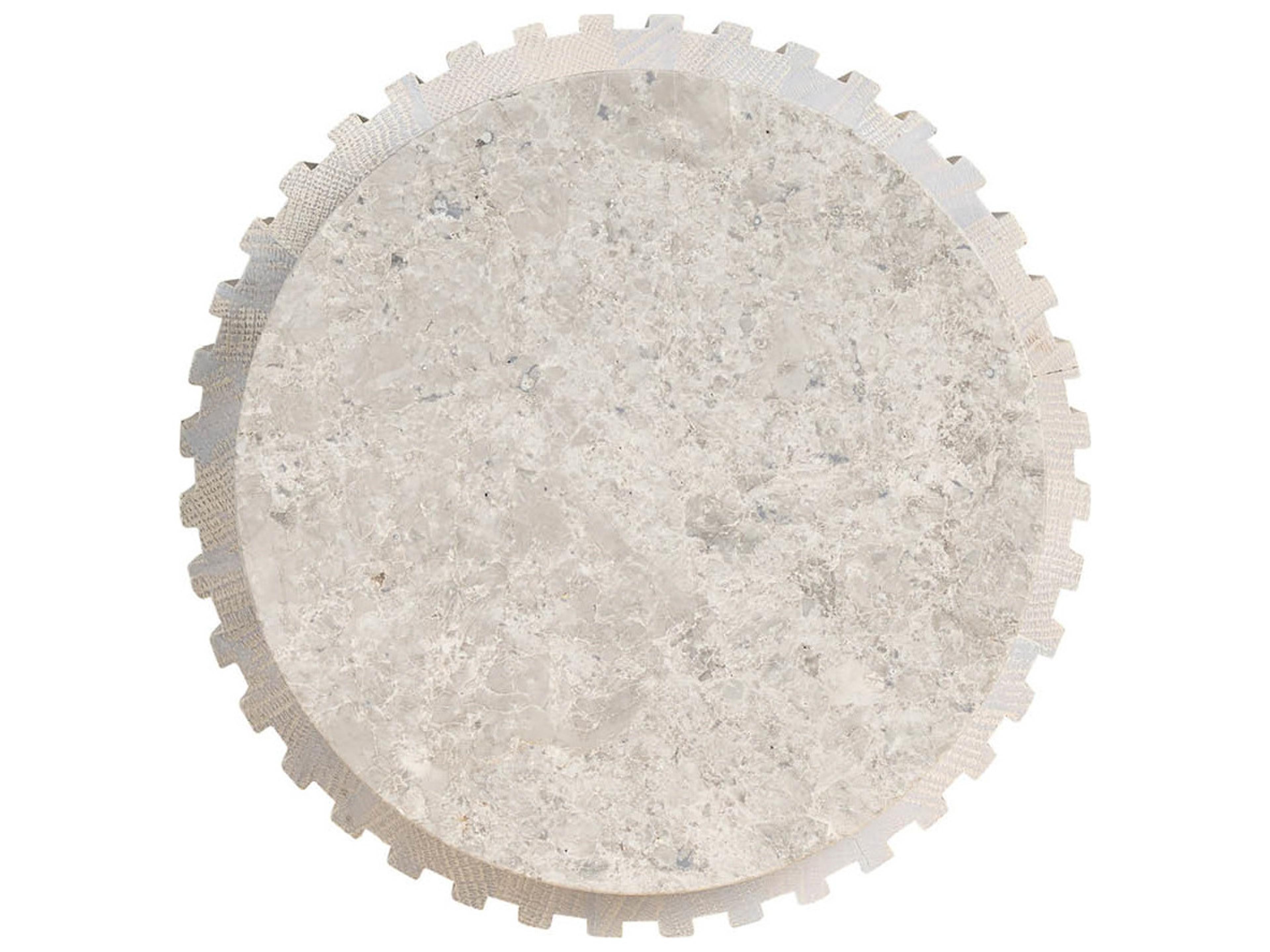 Universal Furniture Avaline Round Stone End Table