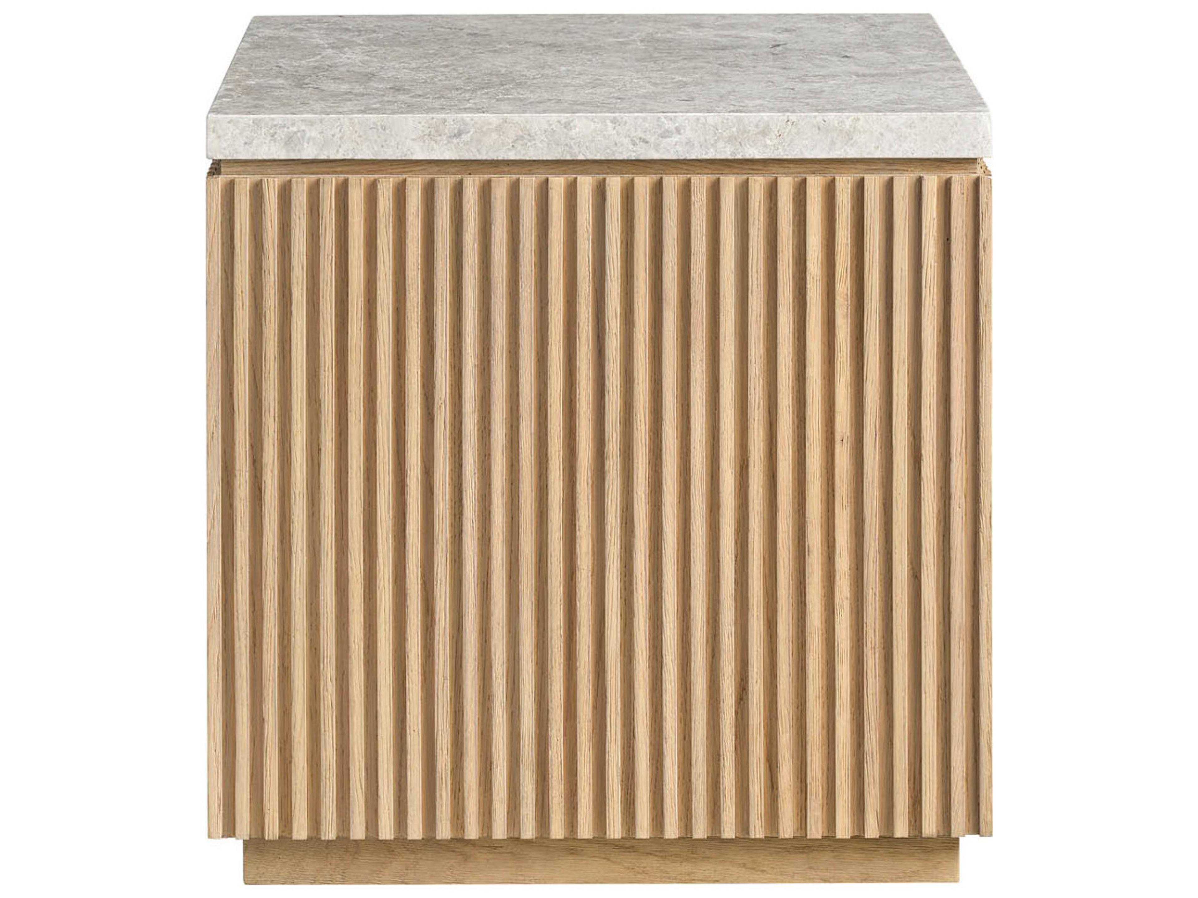 Universal Furniture Avaline Square Stone End Table