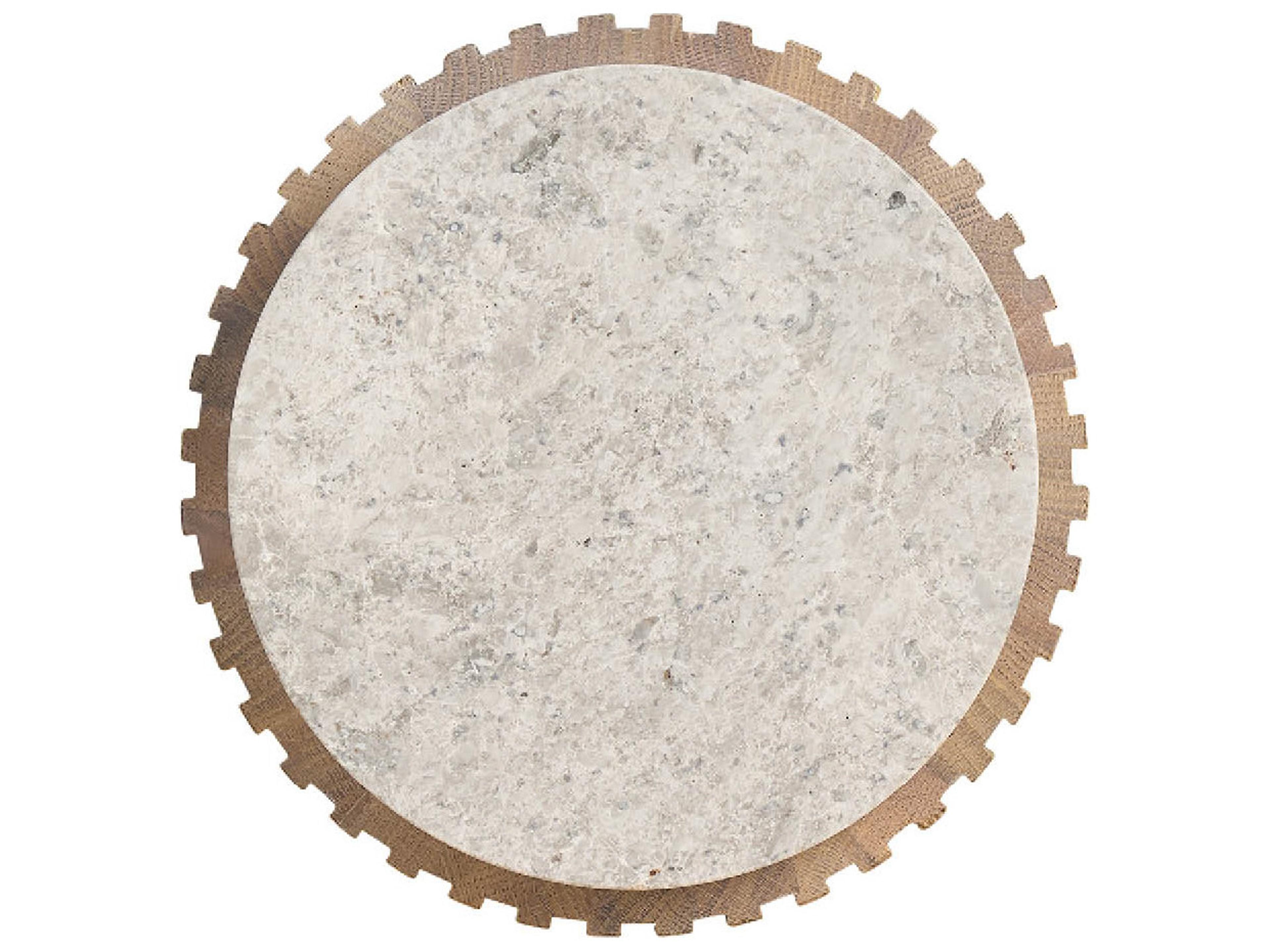 Universal Furniture Avaline Round Stone End Table