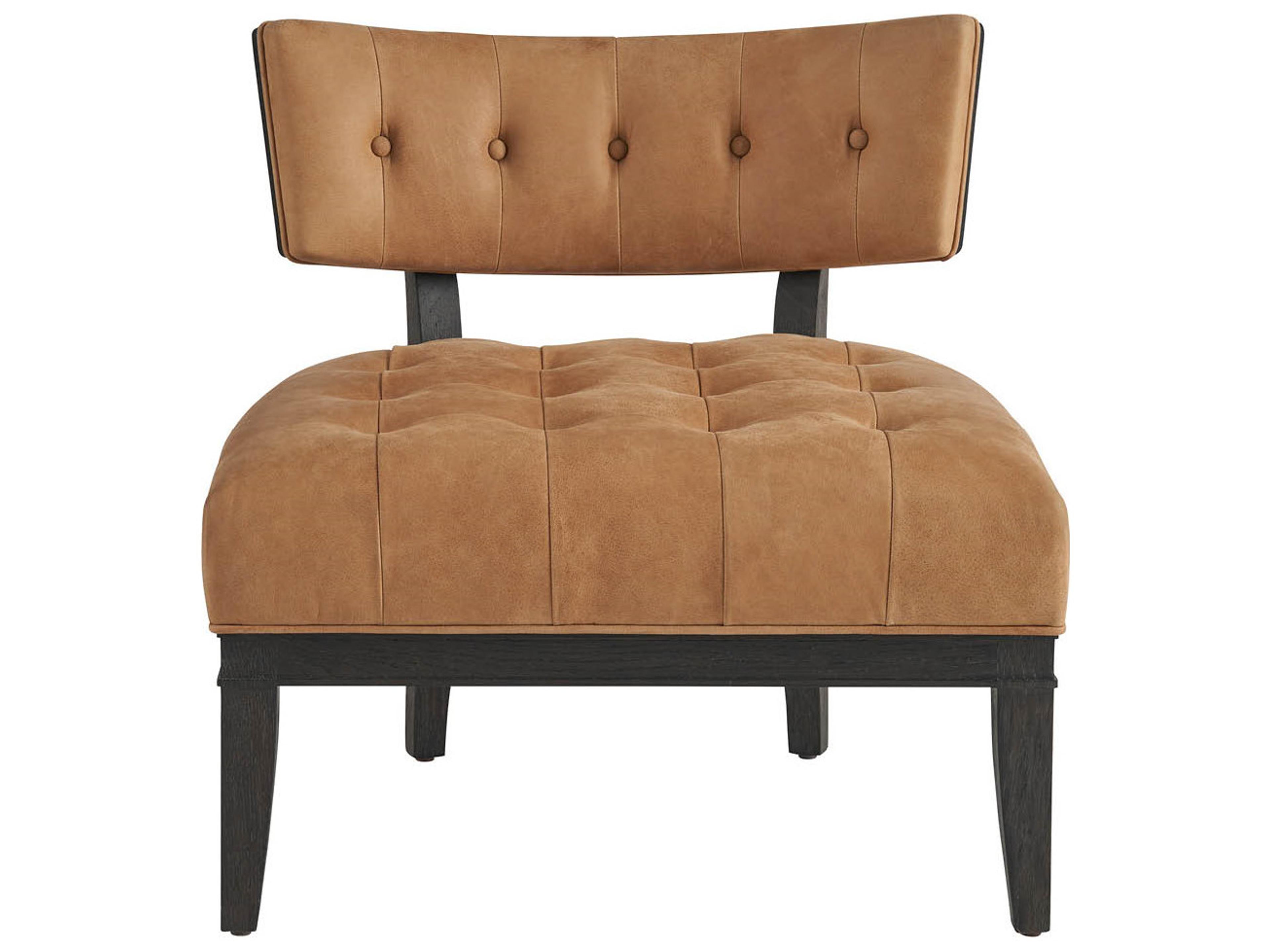 Universal Furniture Archie Brown Leather Accent Chair