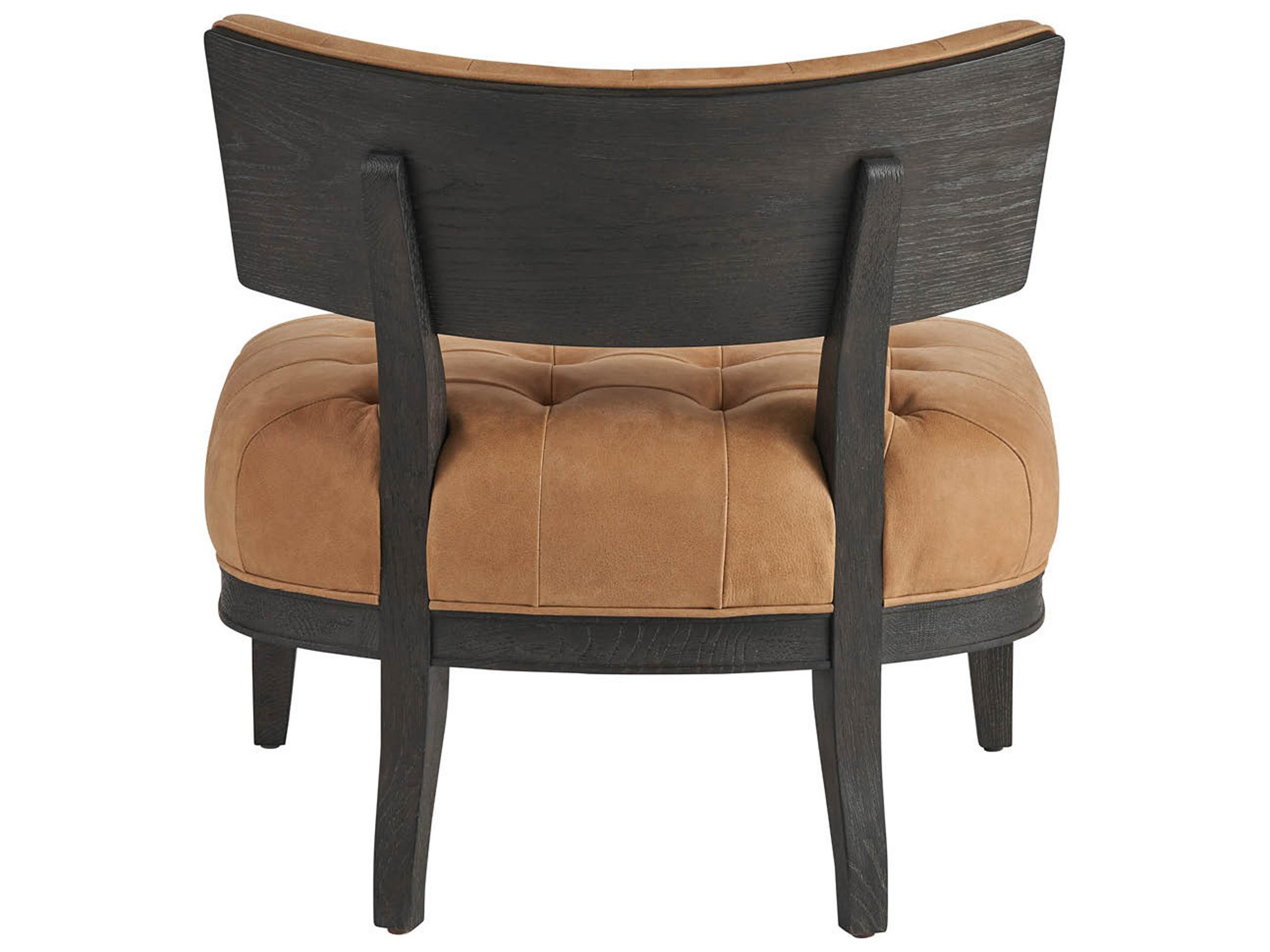 Universal Furniture Archie Brown Leather Accent Chair