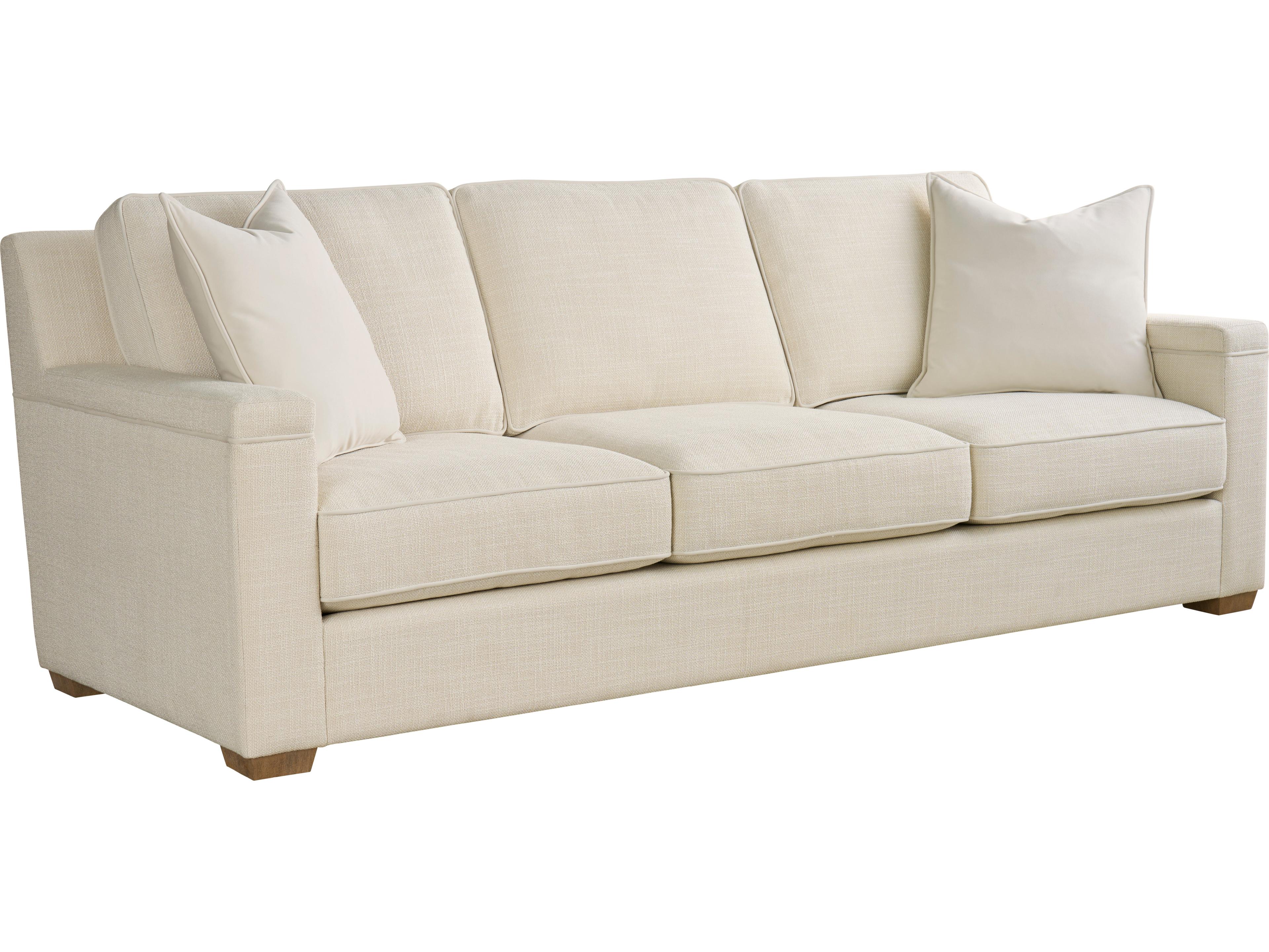Leah Brown Beige Upholstered Sofa
