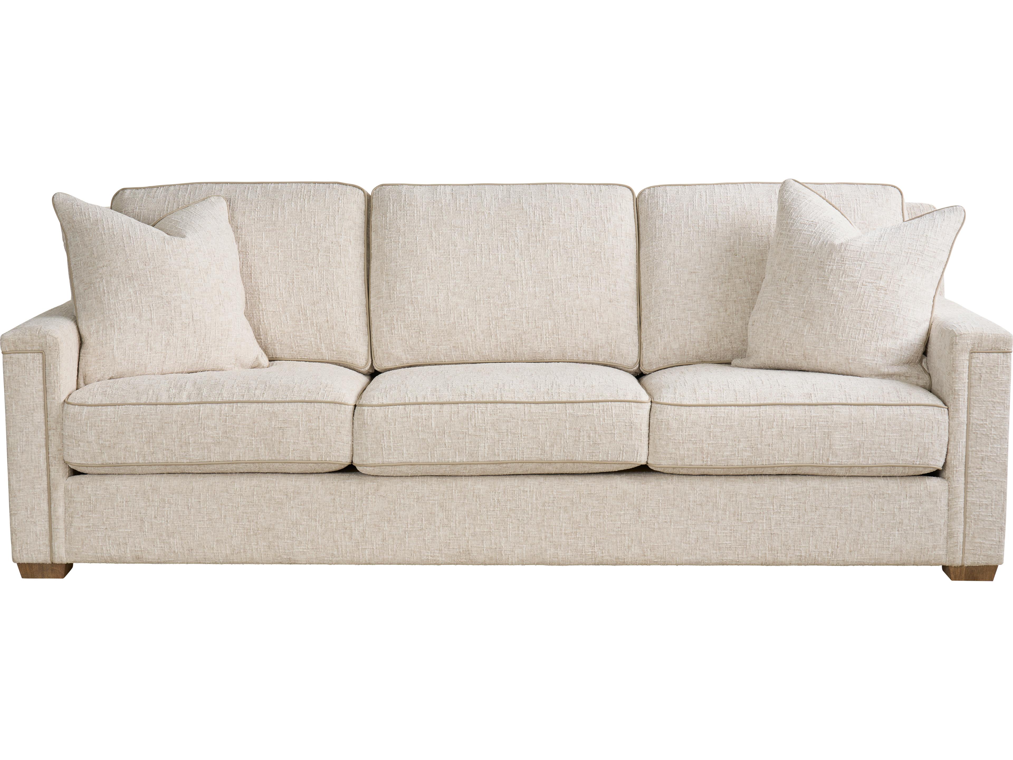 Universal Furniture Sophie Brown Beige Upholstered Sofa