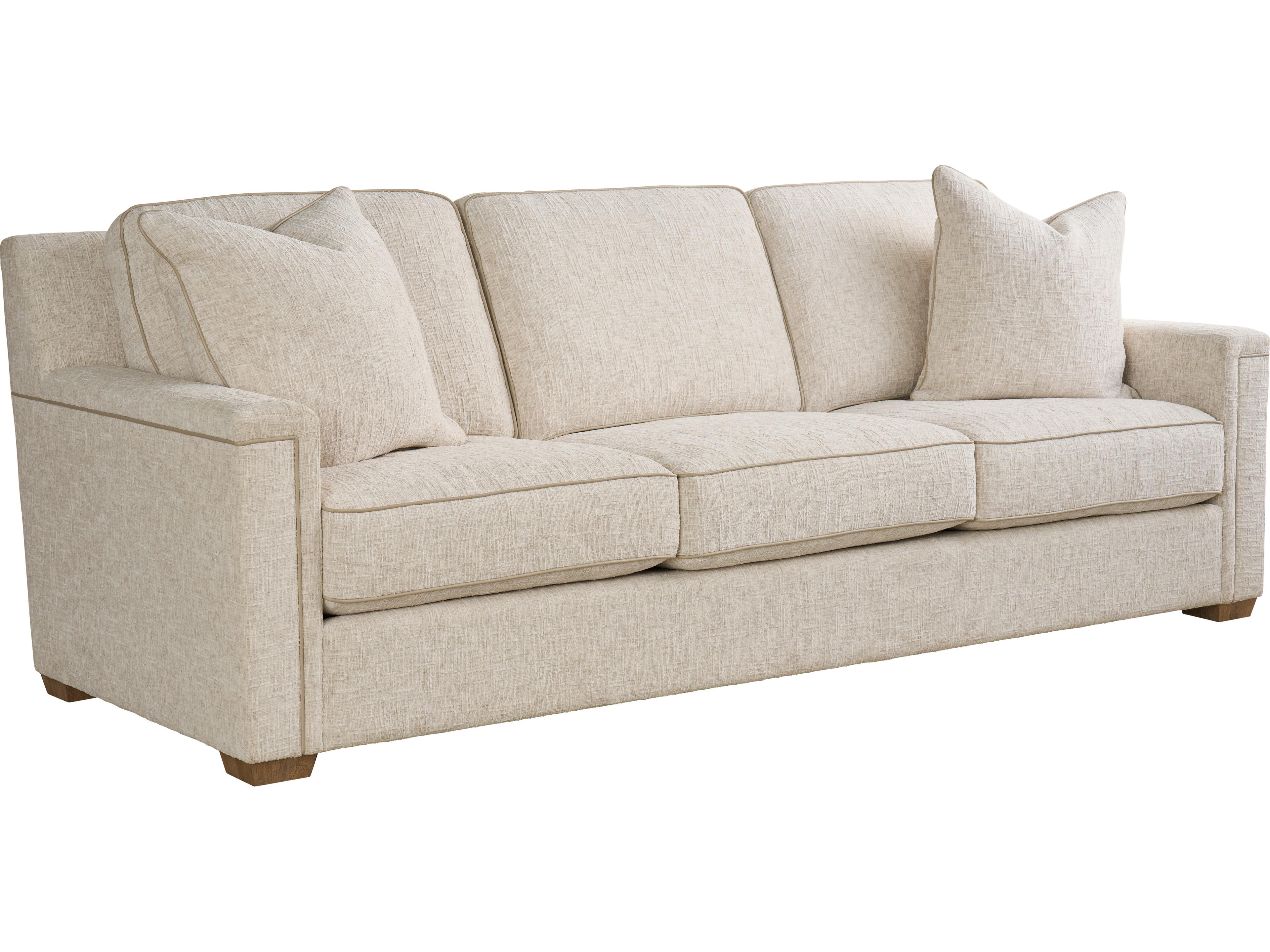 Sophie Brown Beige Upholstered Sofa