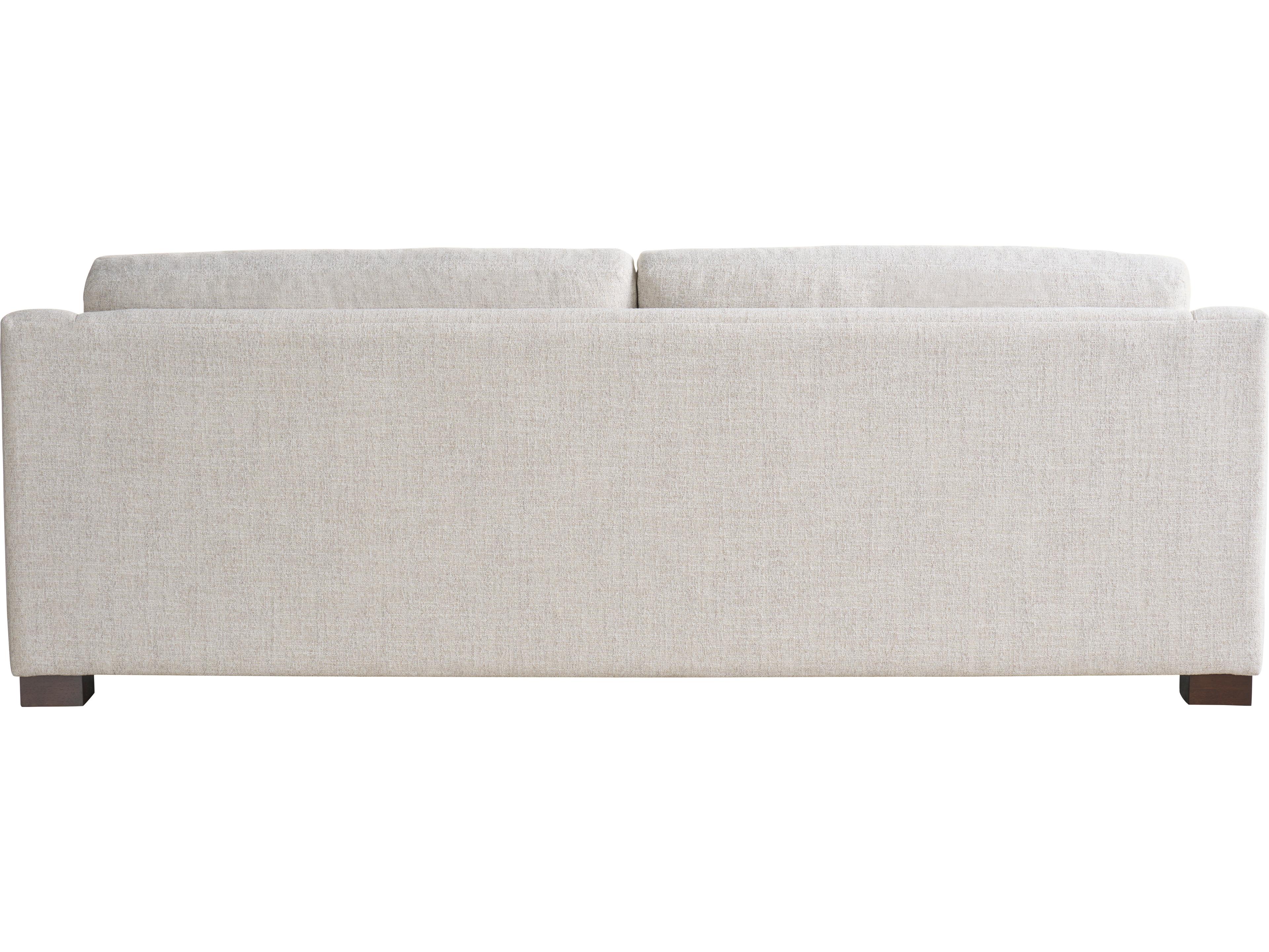 Universal Furniture Brooklyn Espresso Beige Upholstered Sofa