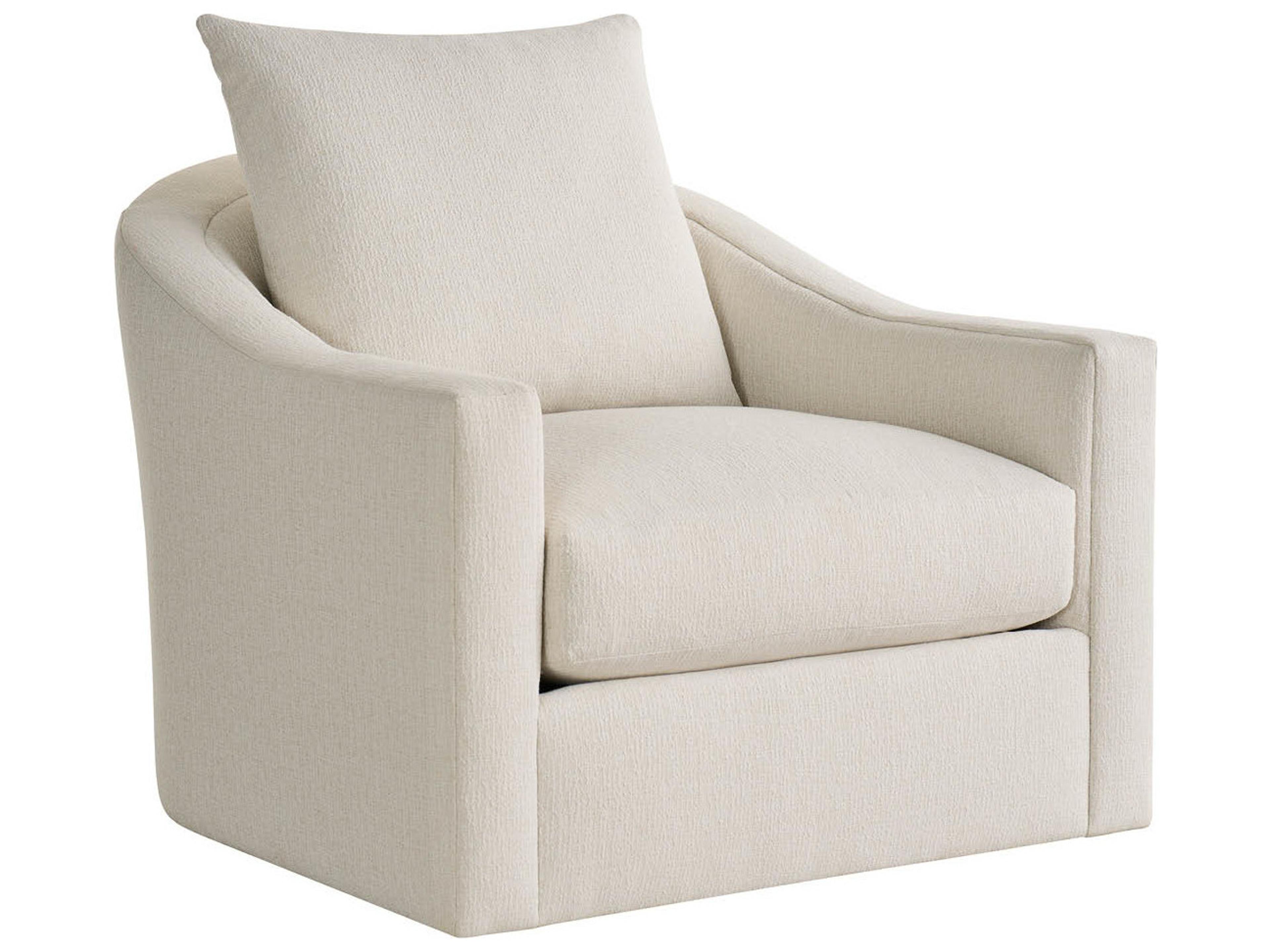 Eli Swivel Cream Accent Chair