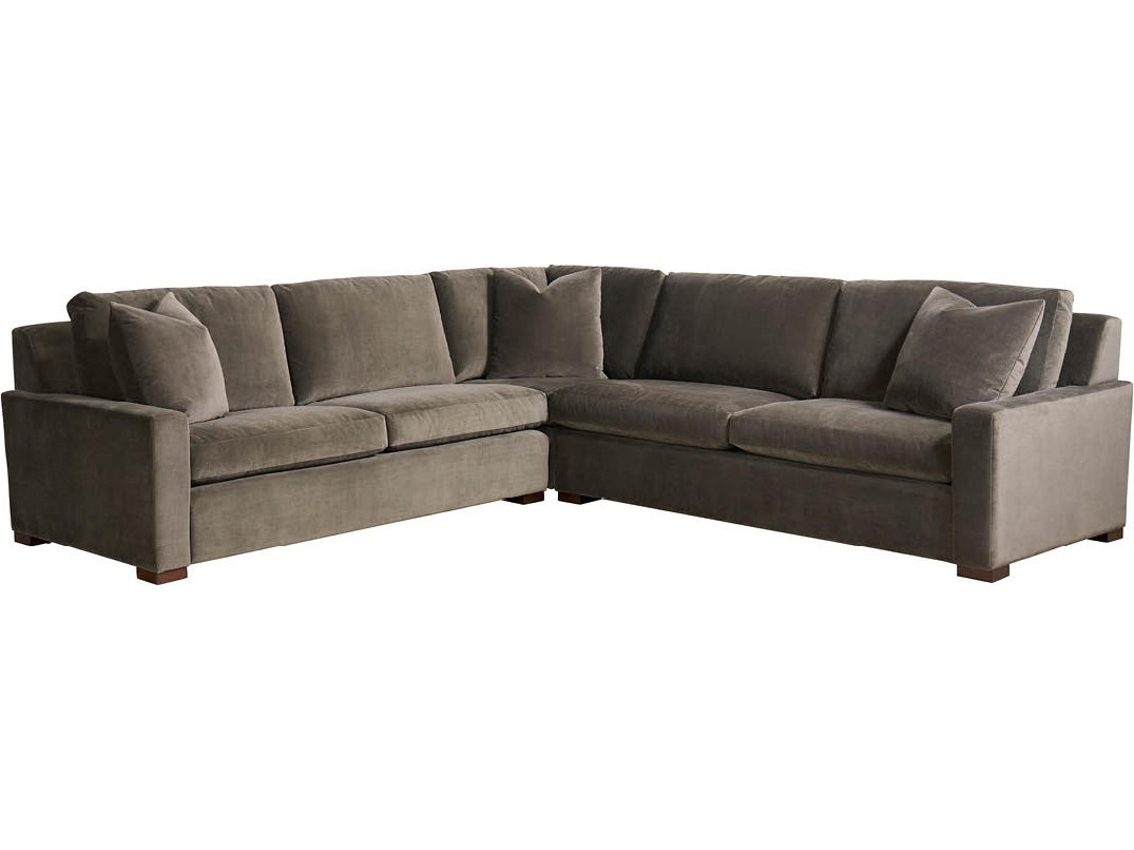Fletcher Gray Upholstered Sectional Sofa