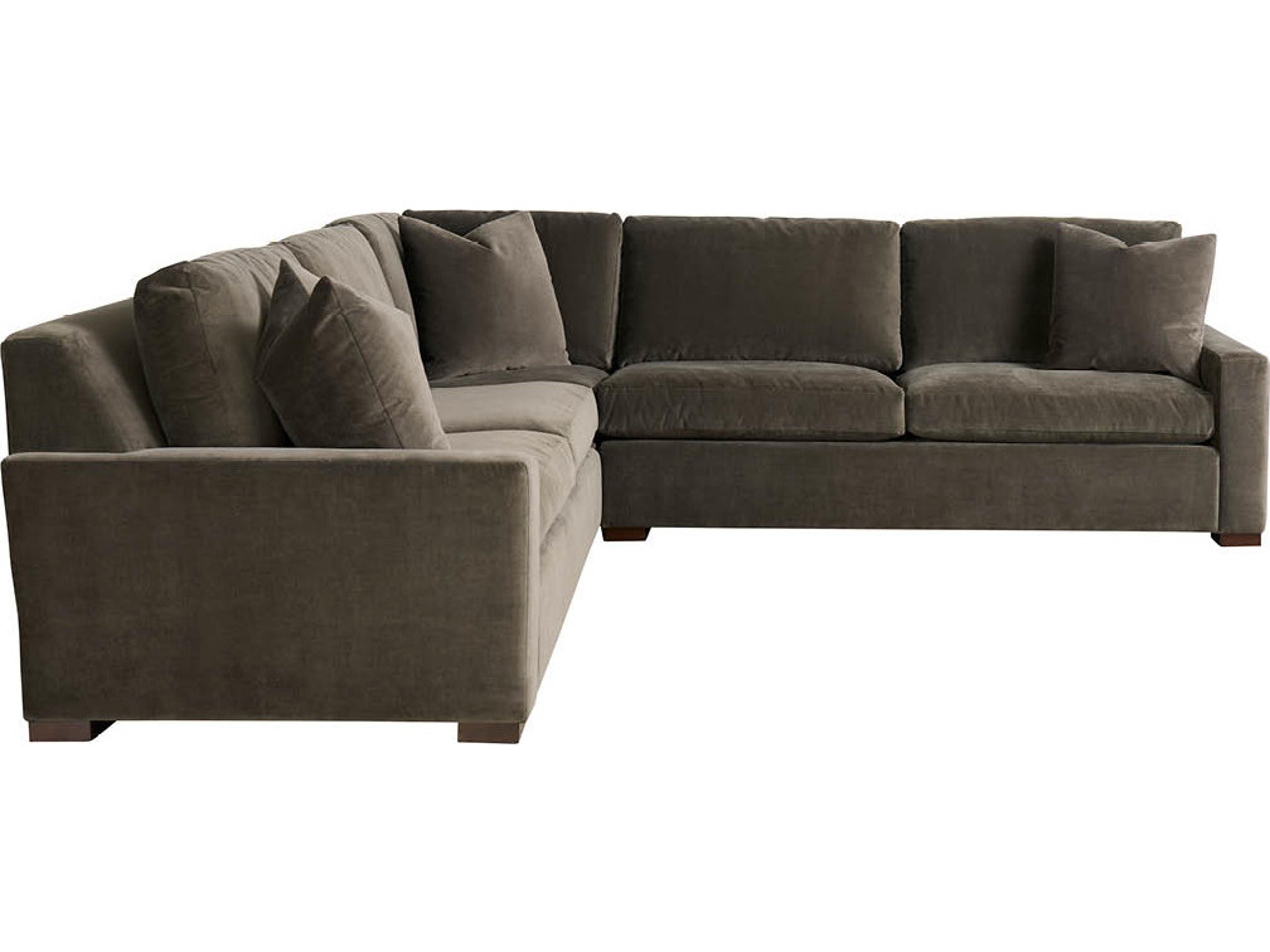 Universal Furniture Fletcher Gray Upholstered Sectional Sofa