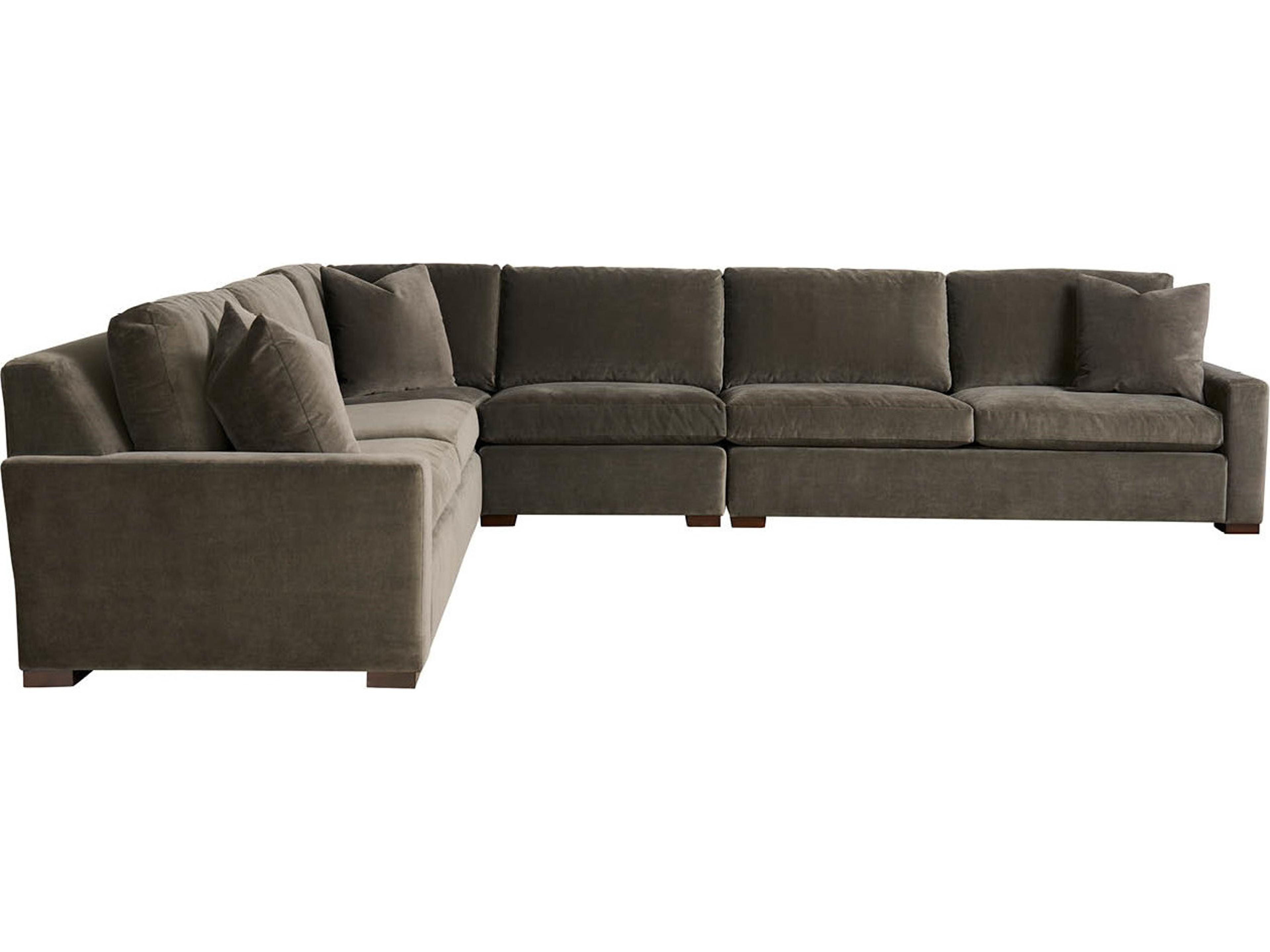 Universal Furniture Fletcher Gray Upholstered Sectional Sofa