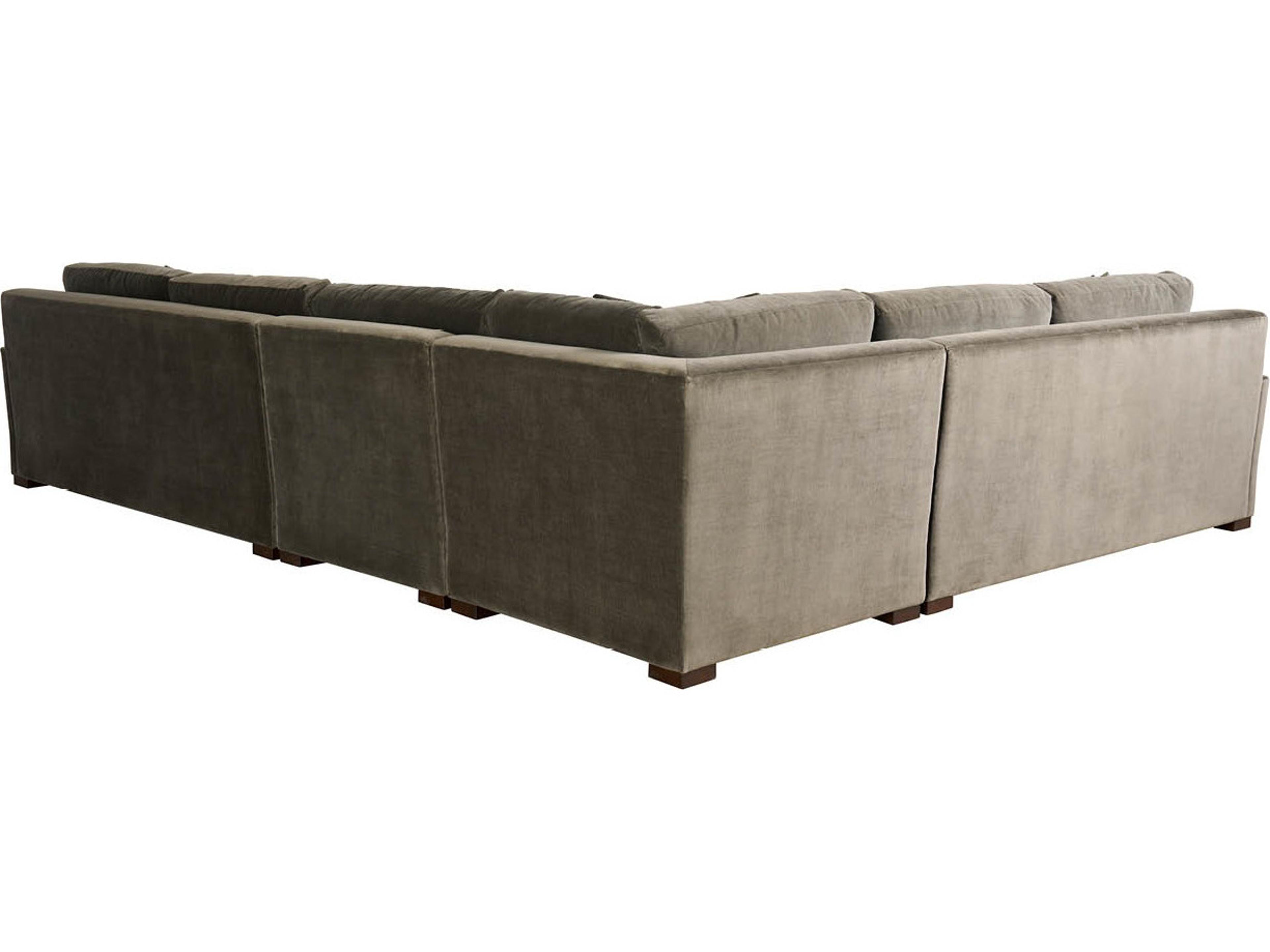 Universal Furniture Fletcher Gray Upholstered Sectional Sofa